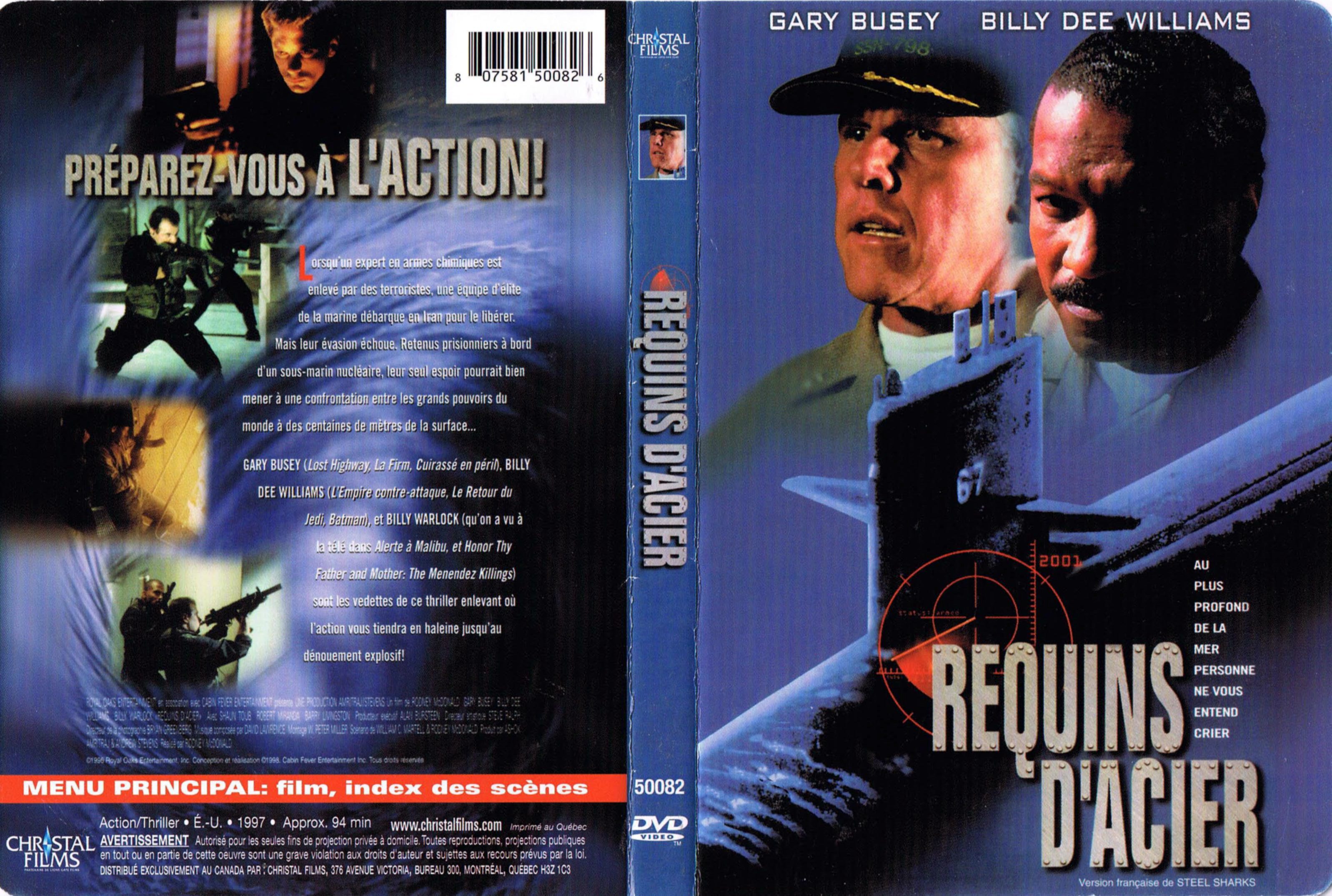 Jaquette DVD Requins d