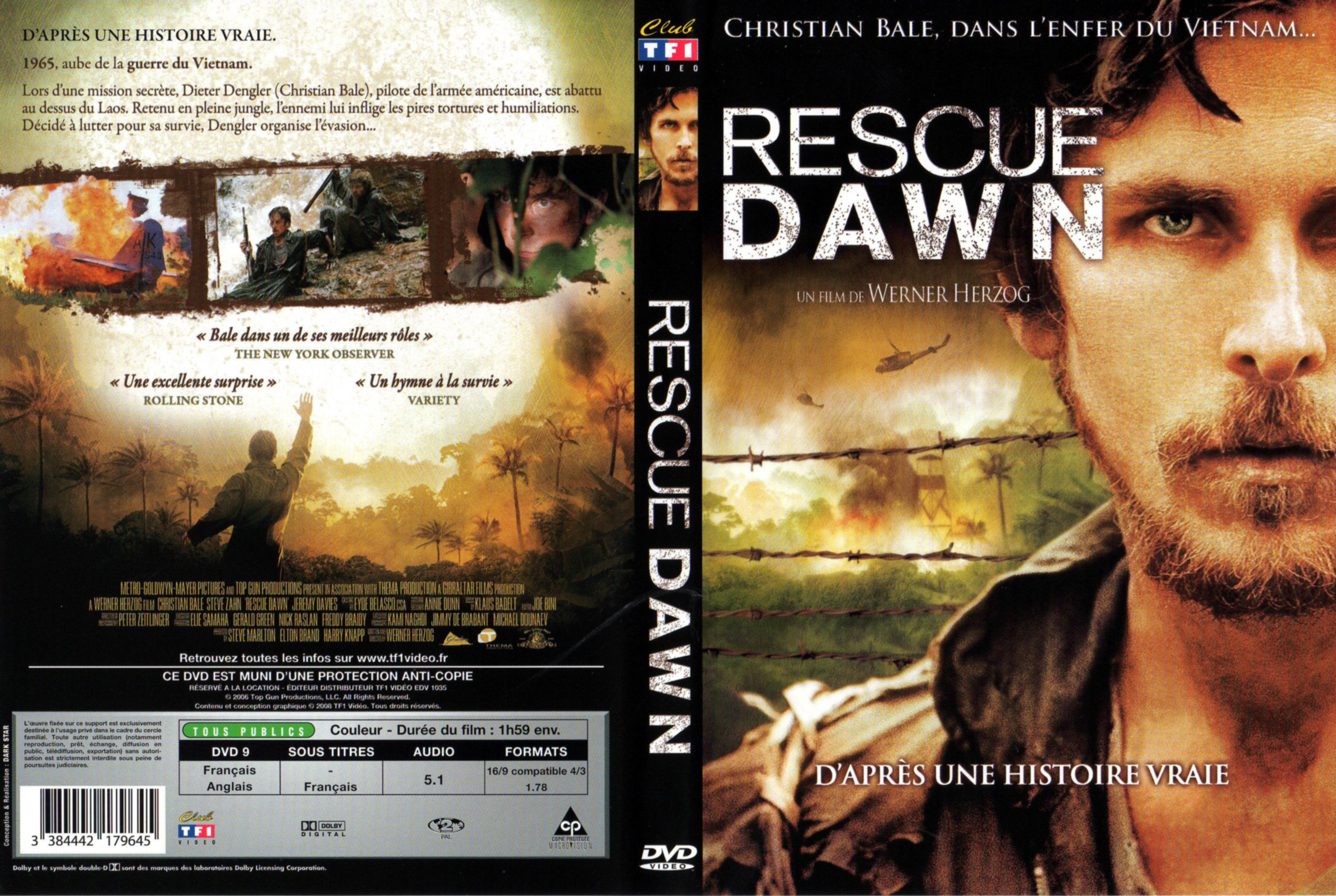 Jaquette DVD Rescue dawn