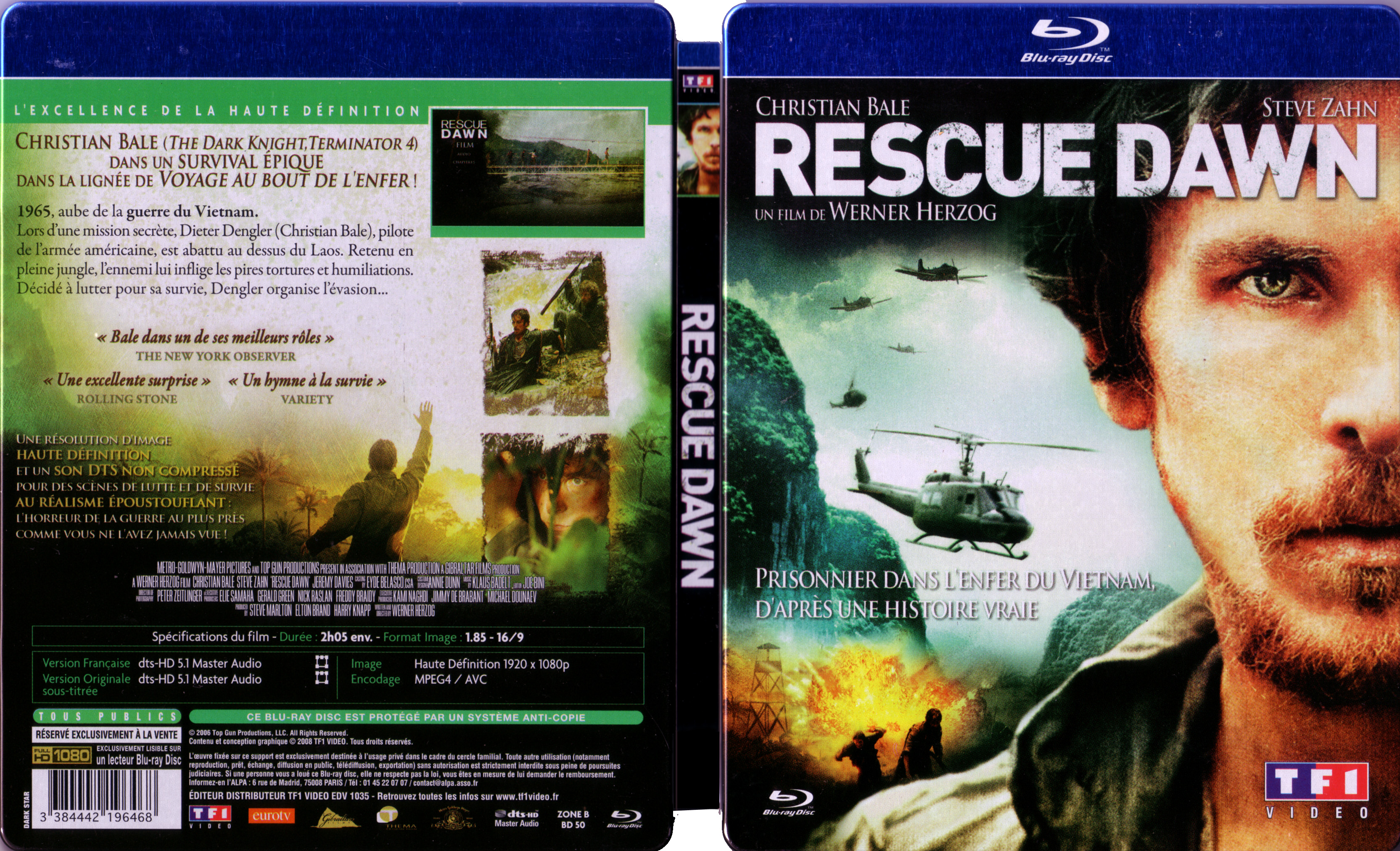 Jaquette DVD Rescue dawn (BLU-RAY)