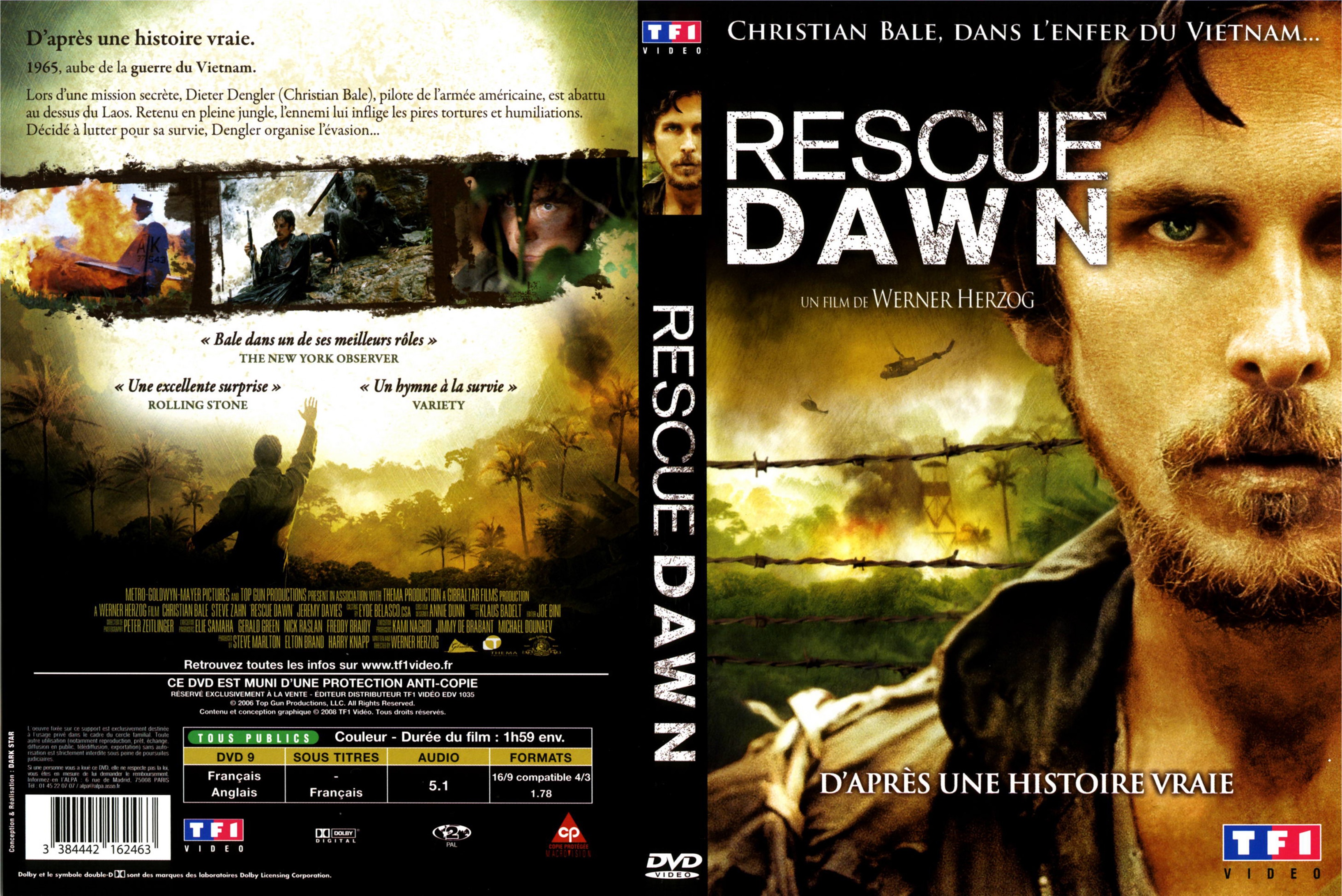 Jaquette DVD Rescue dawn v2