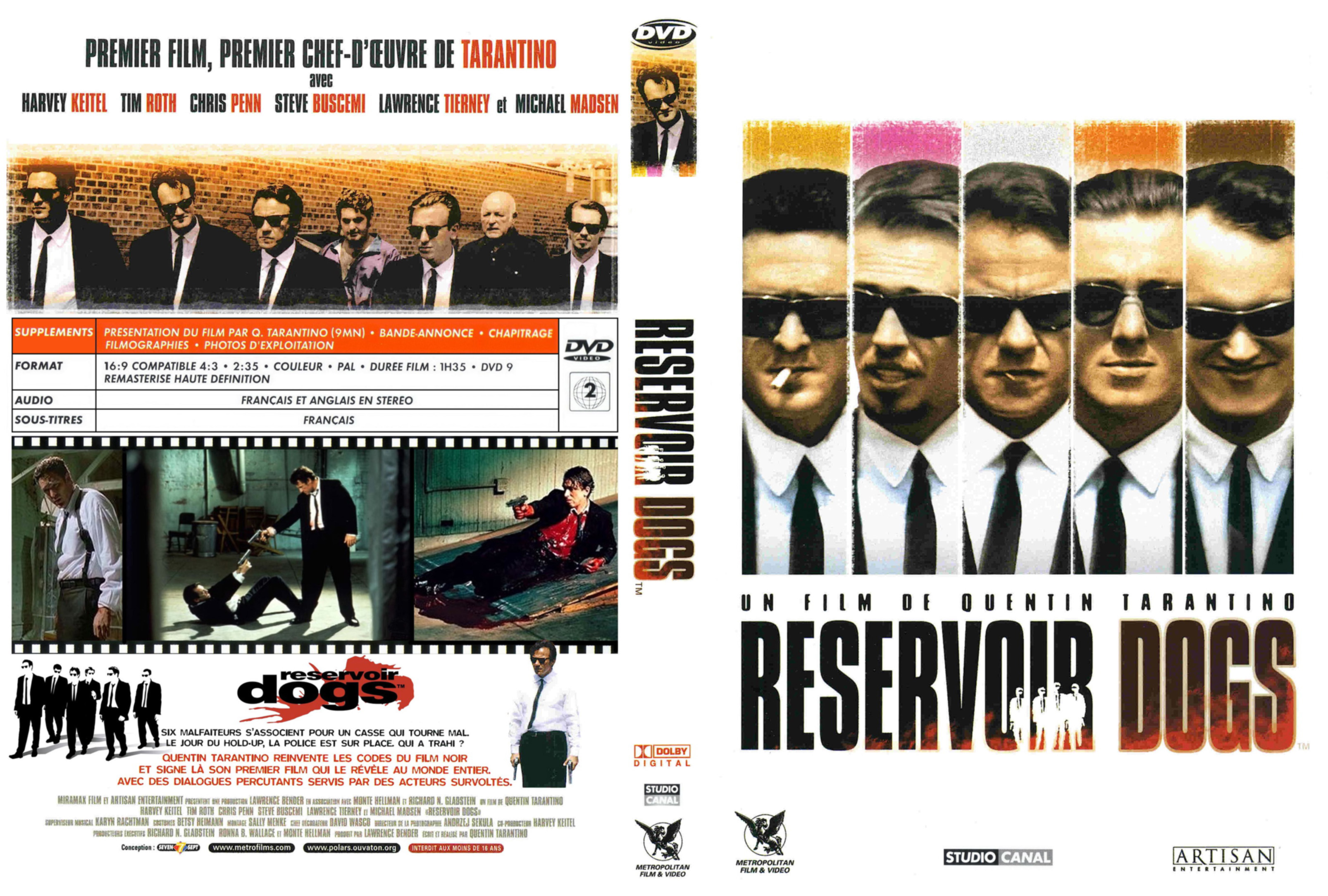 Jaquette DVD Reservoir Dogs v3