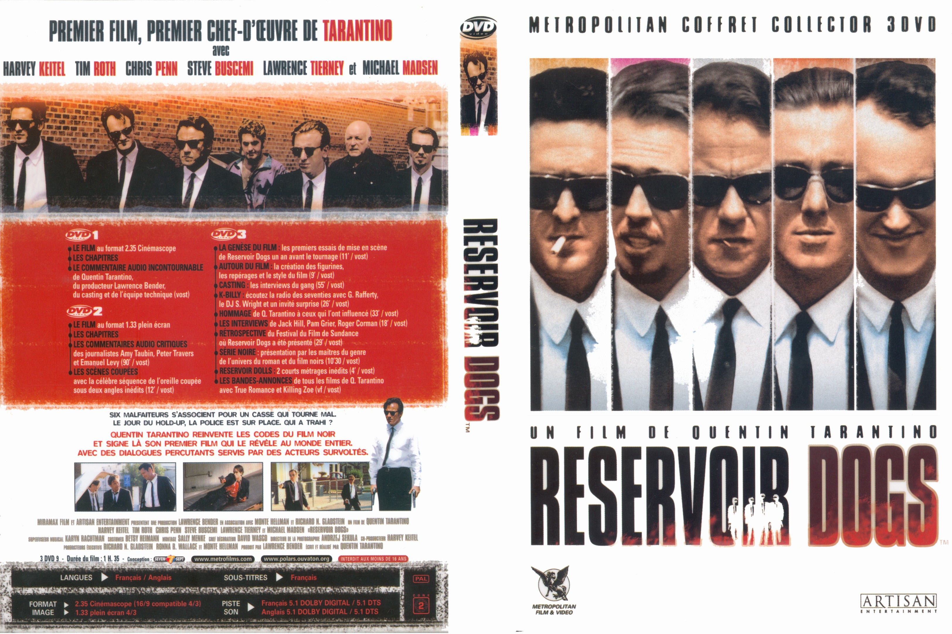 Jaquette DVD Reservoir dogs v2