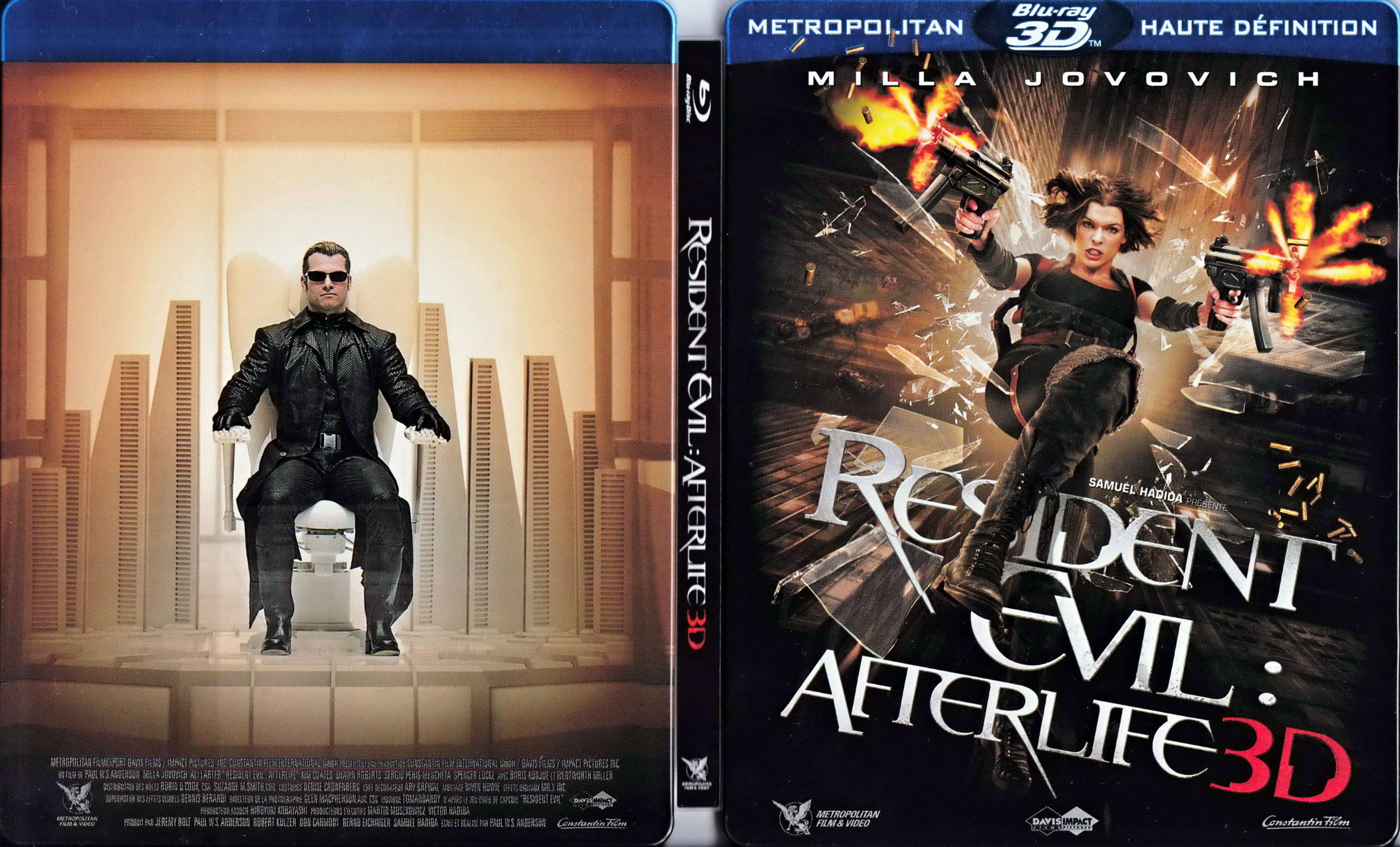 Jaquette DVD Resident Evil Afterlife 3D (BLU-RAY)