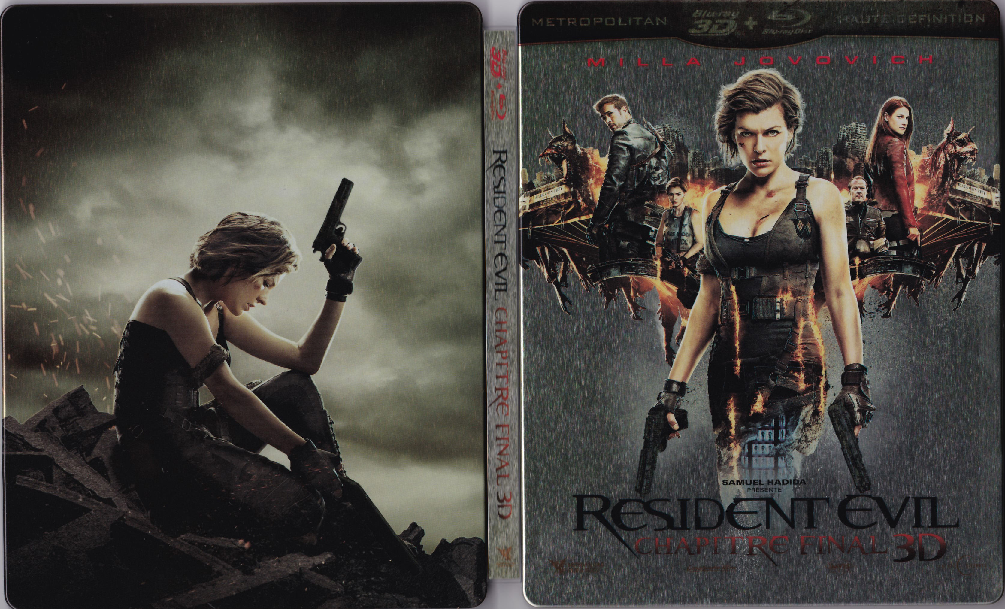 Jaquette DVD Resident Evil : Chapitre Final 3D (BLU-RAY)