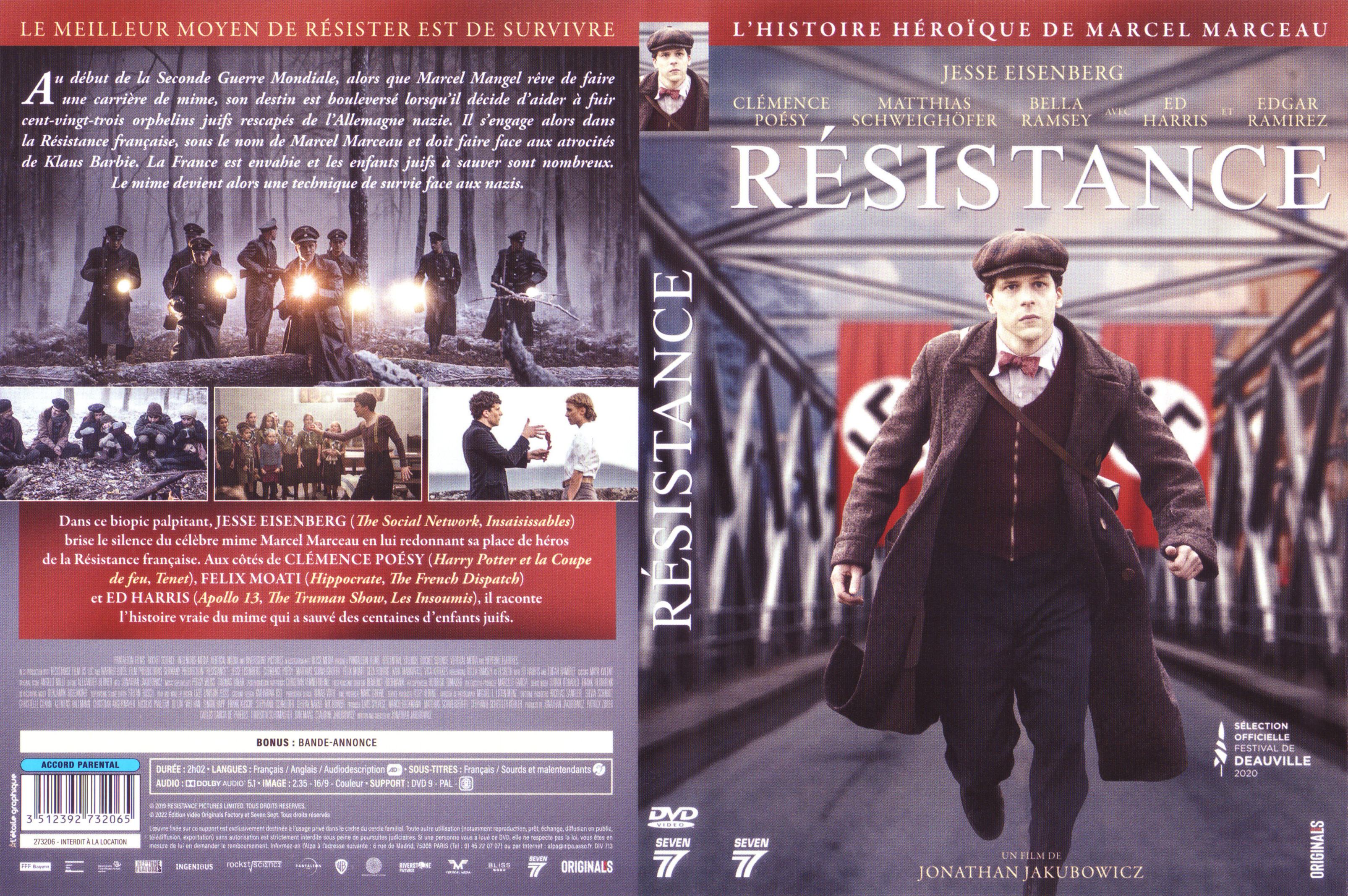Jaquette DVD Resistance (L