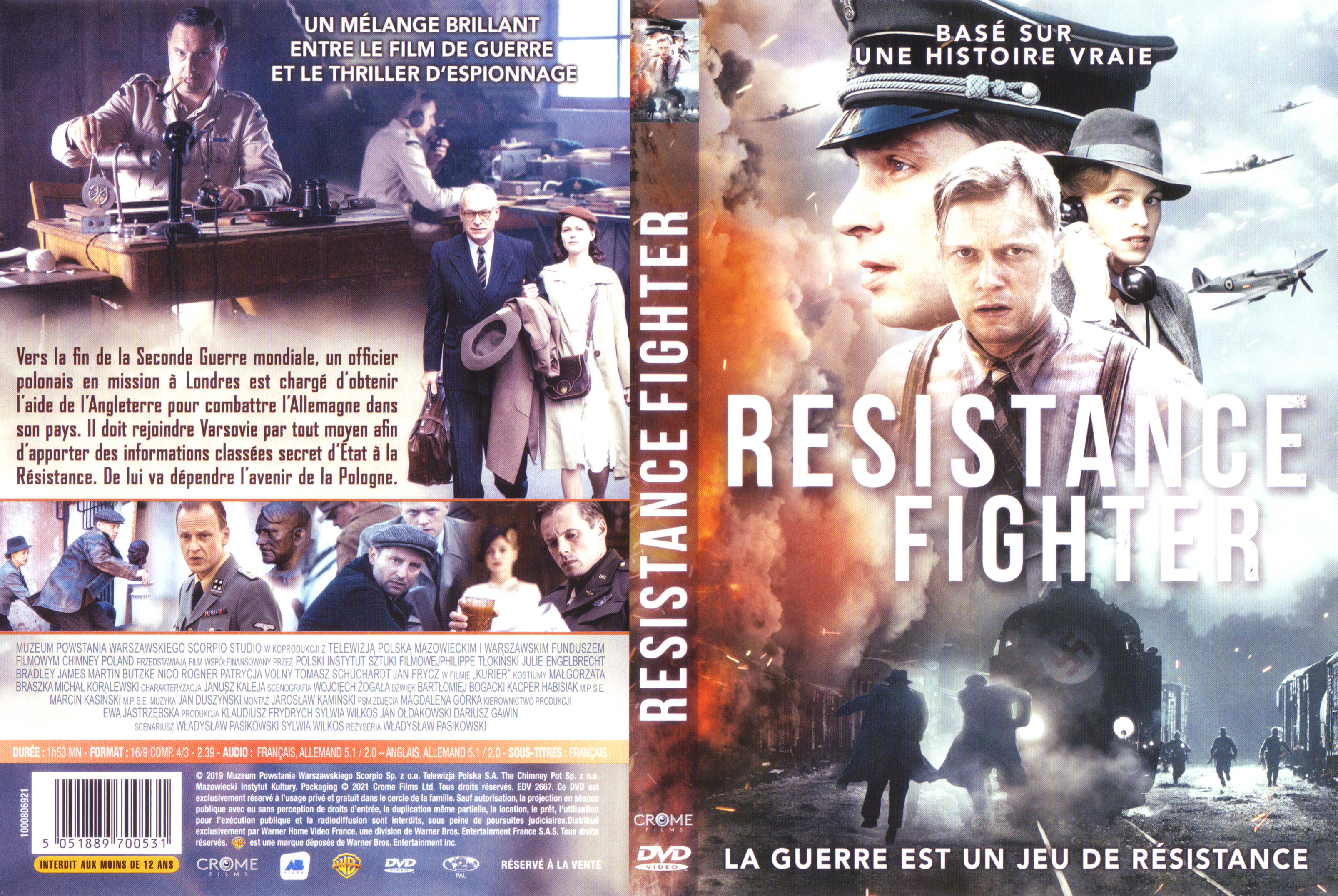 Jaquette DVD Resistance fighter