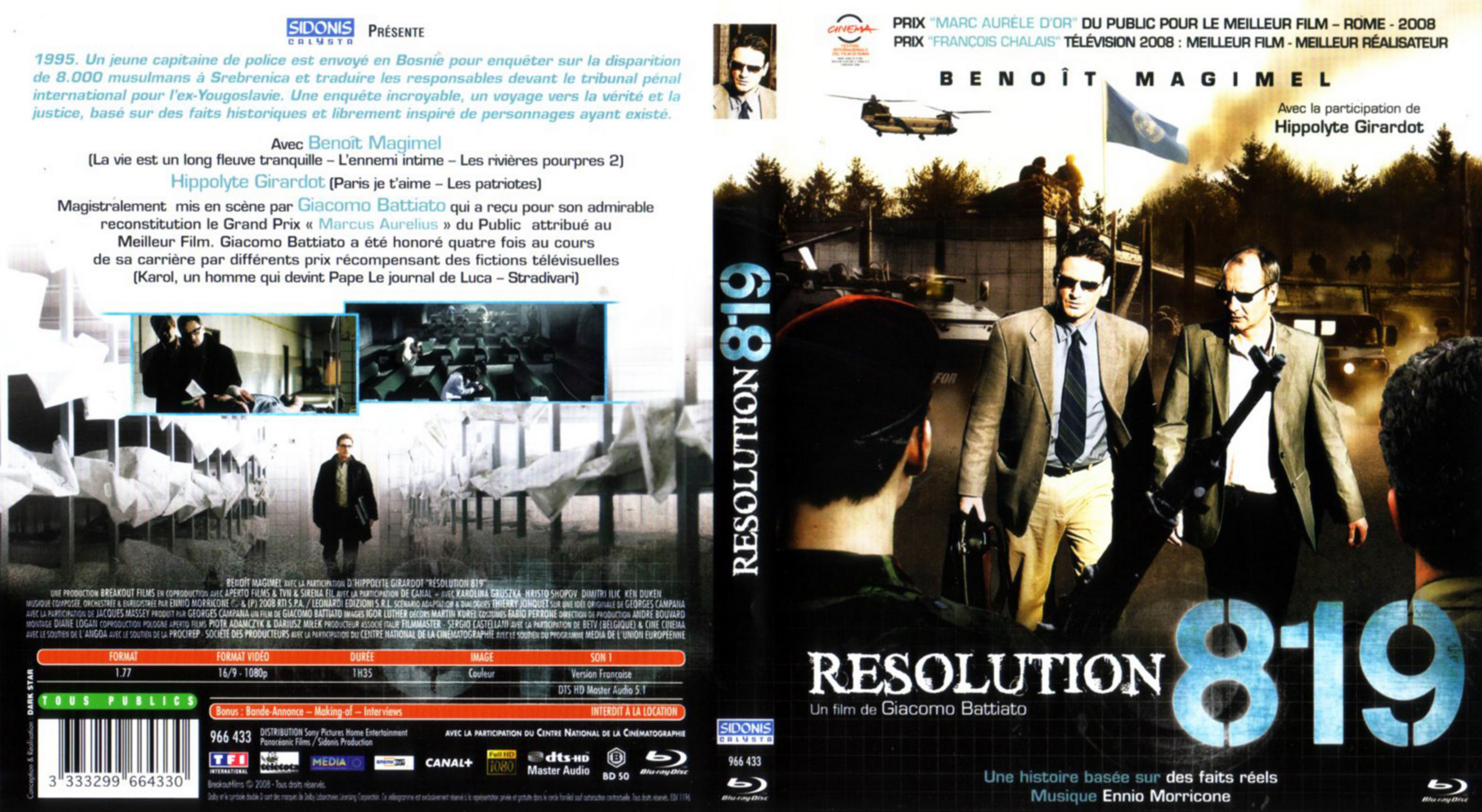 Jaquette DVD Resolution 819 (BLU-RAY)