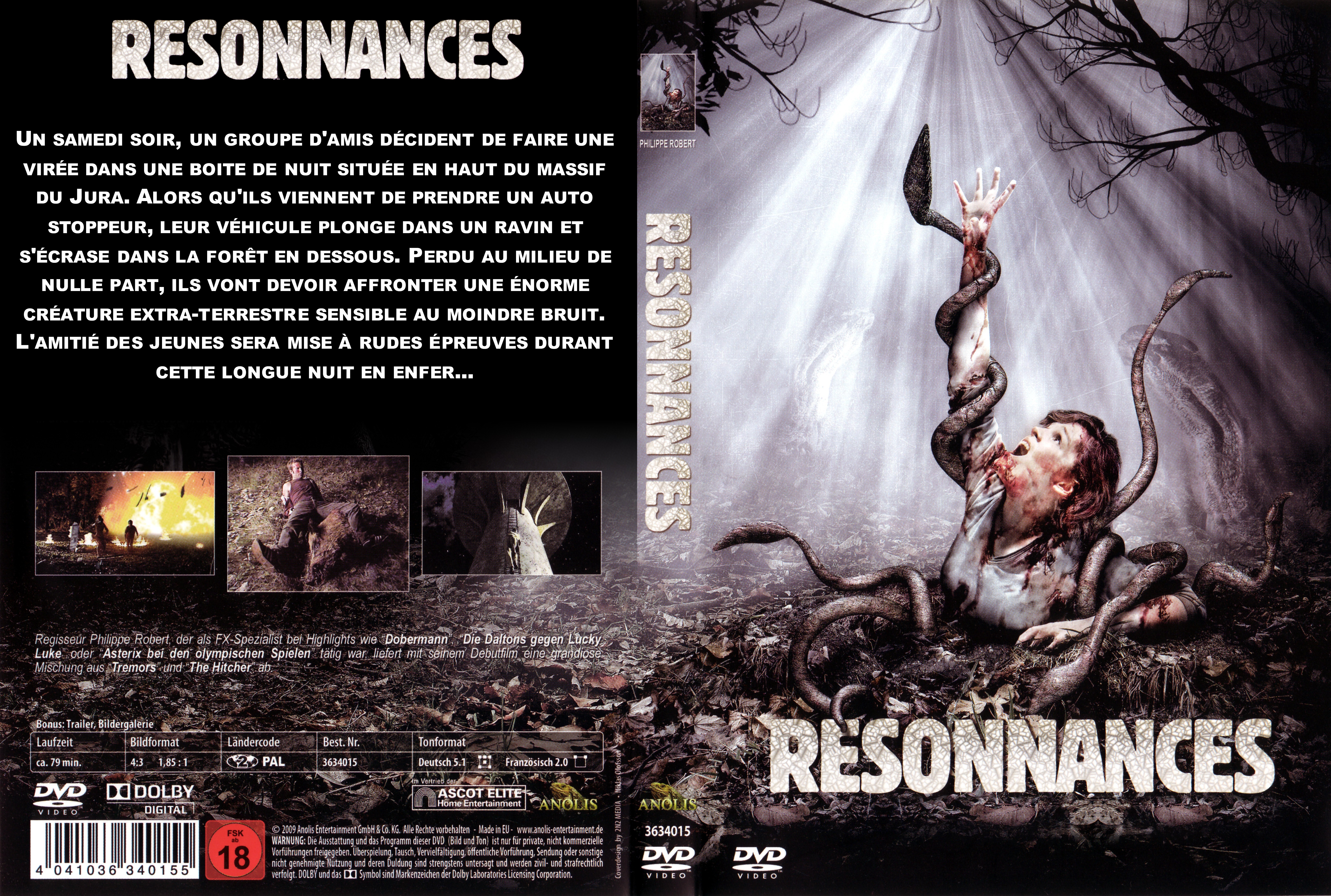 Jaquette DVD Resonnances custom