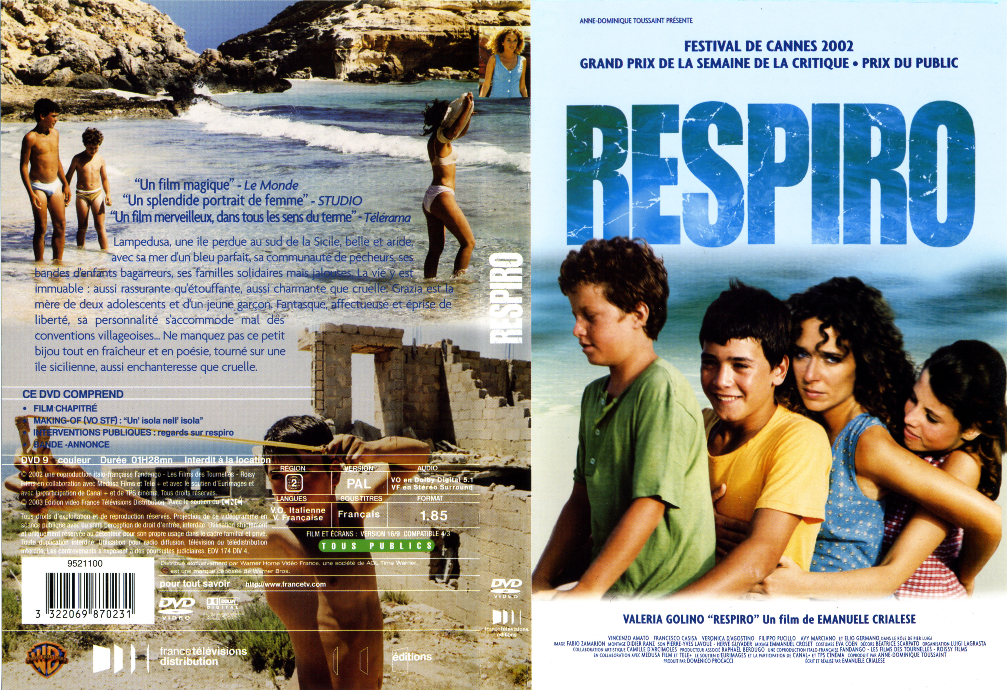 Jaquette DVD Respiro