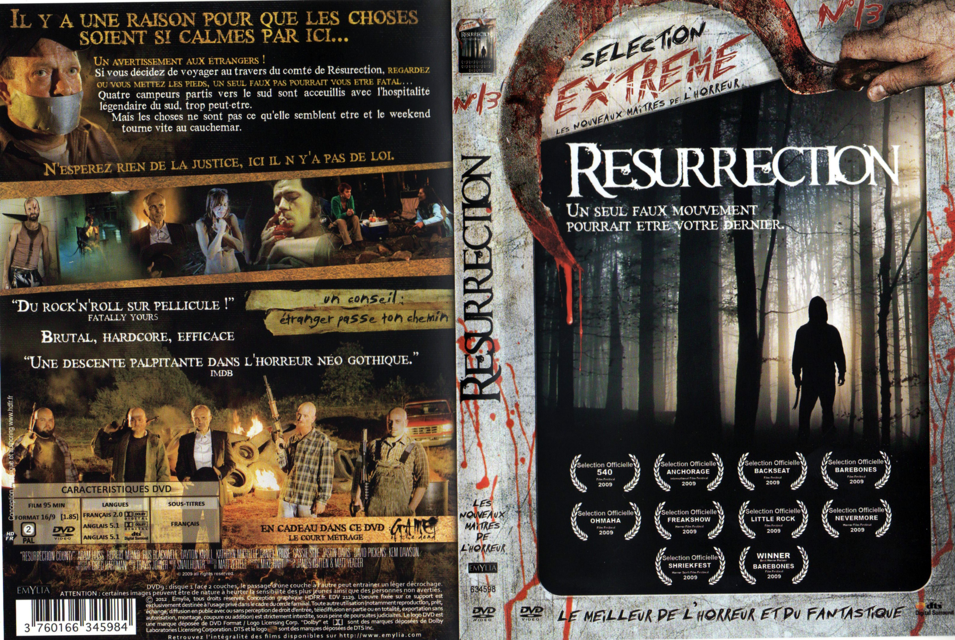 Jaquette DVD Resurrection (2012)