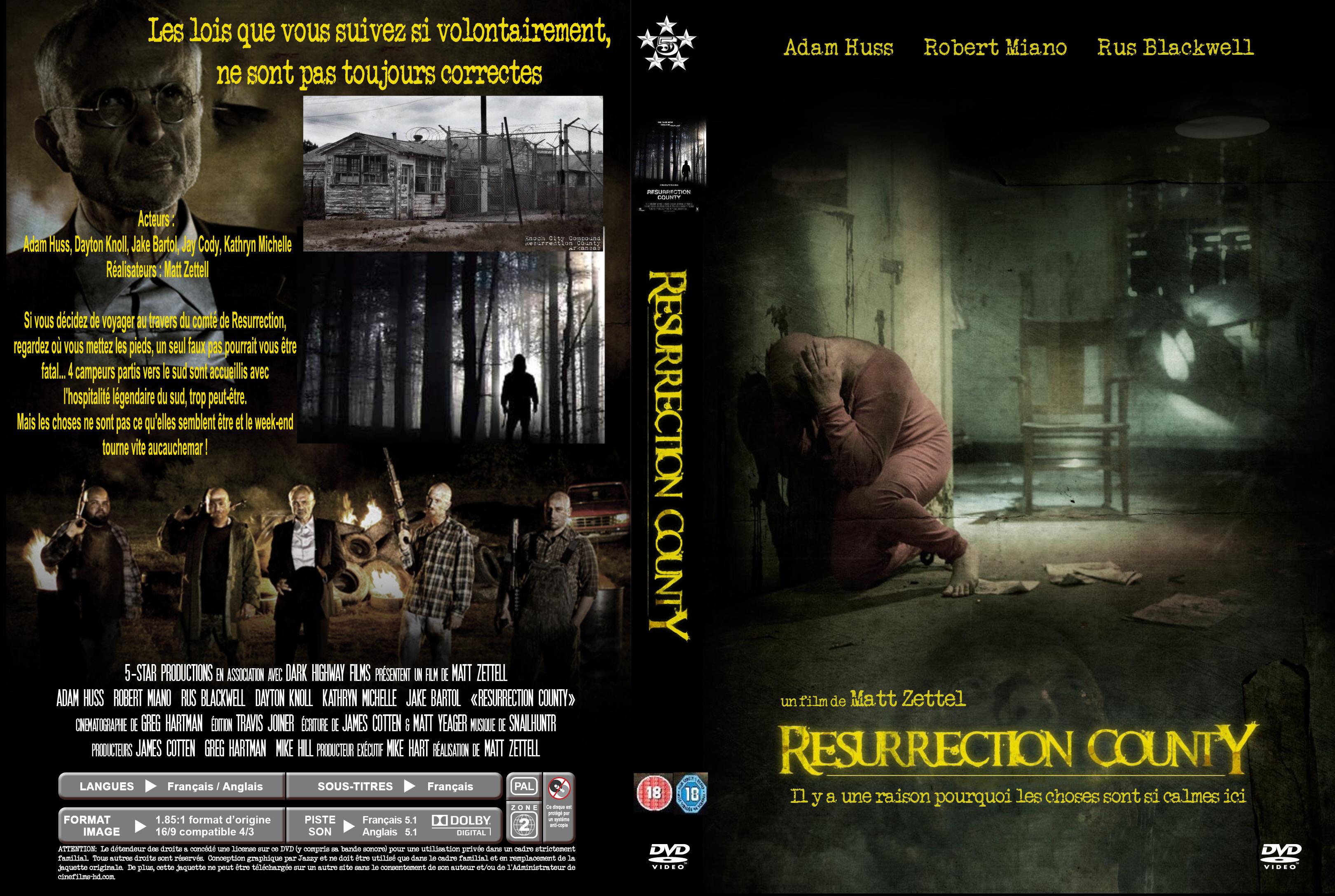 Jaquette DVD Resurrection county custom