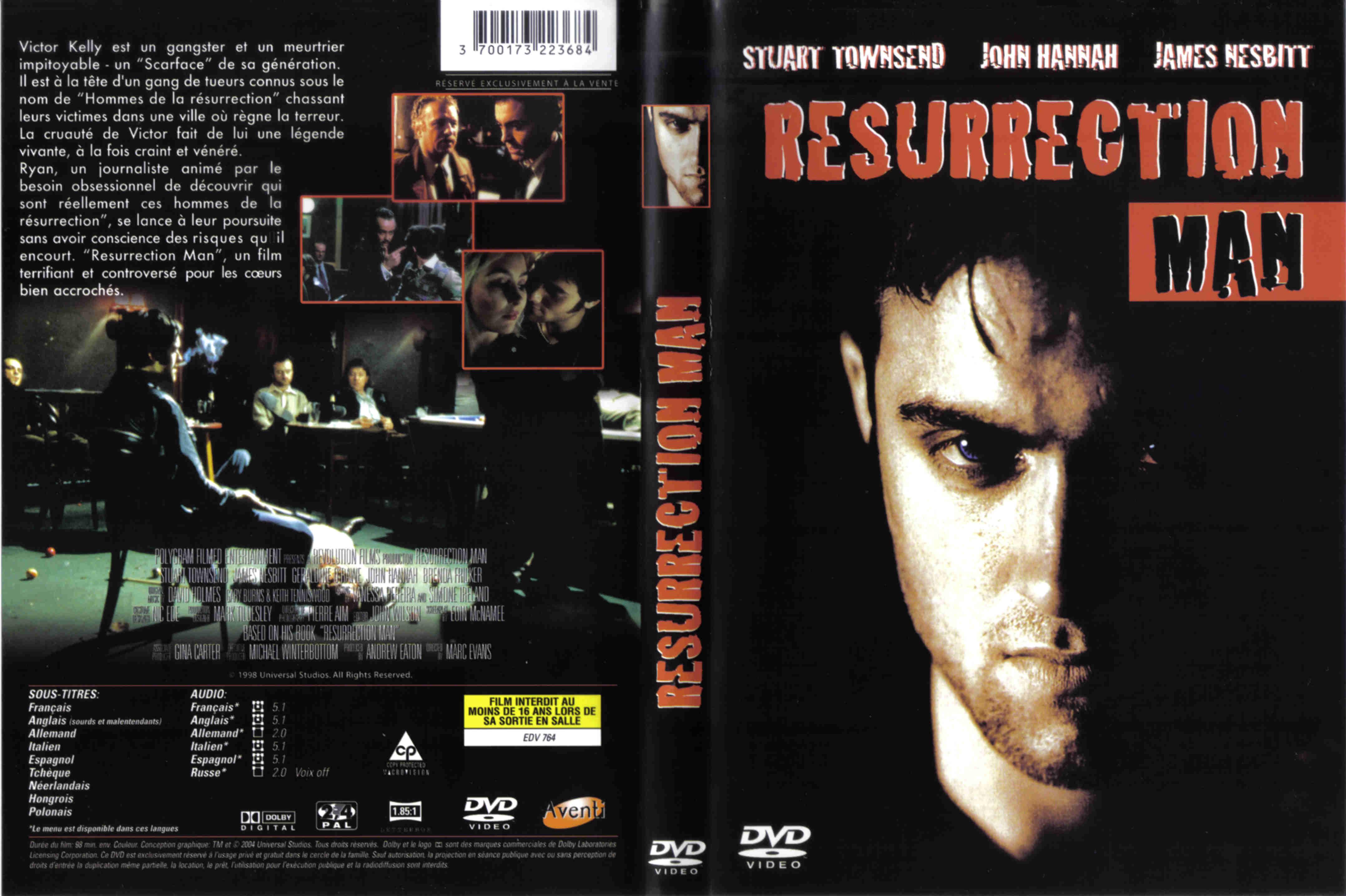 Jaquette DVD Resurrection man