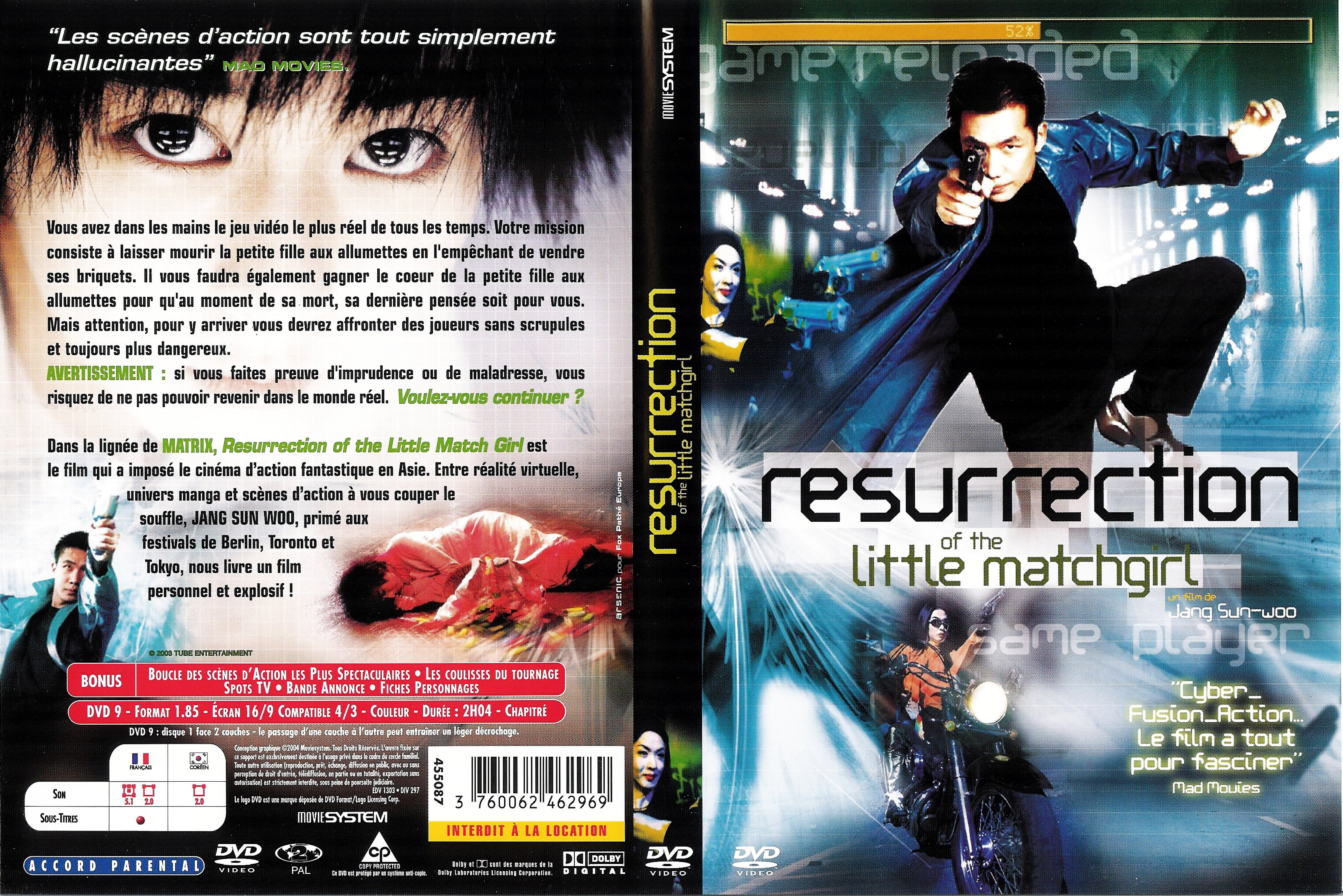 Jaquette DVD Resurrection of the little matchgirl