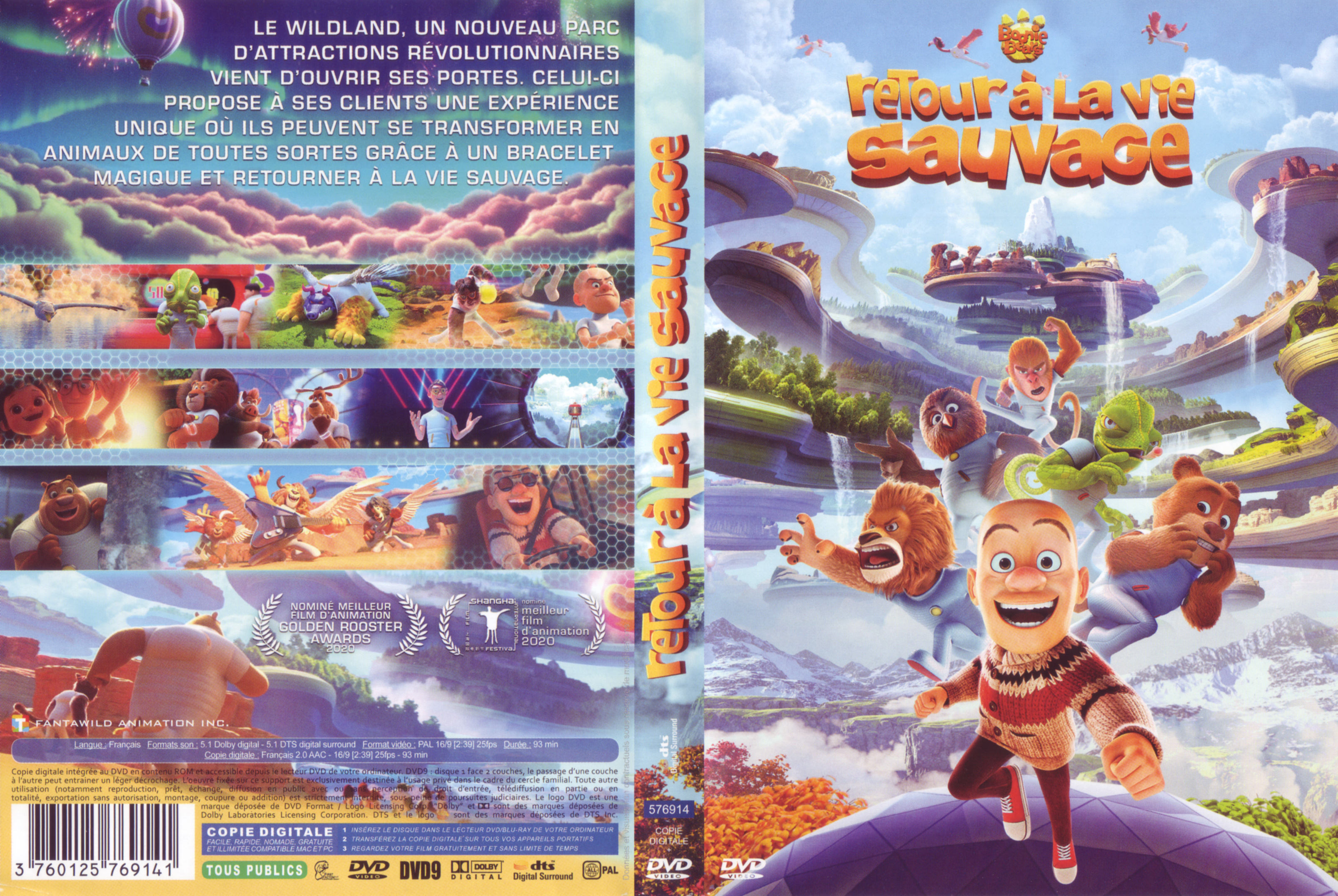 Jaquette DVD Retour  la vie sauvage