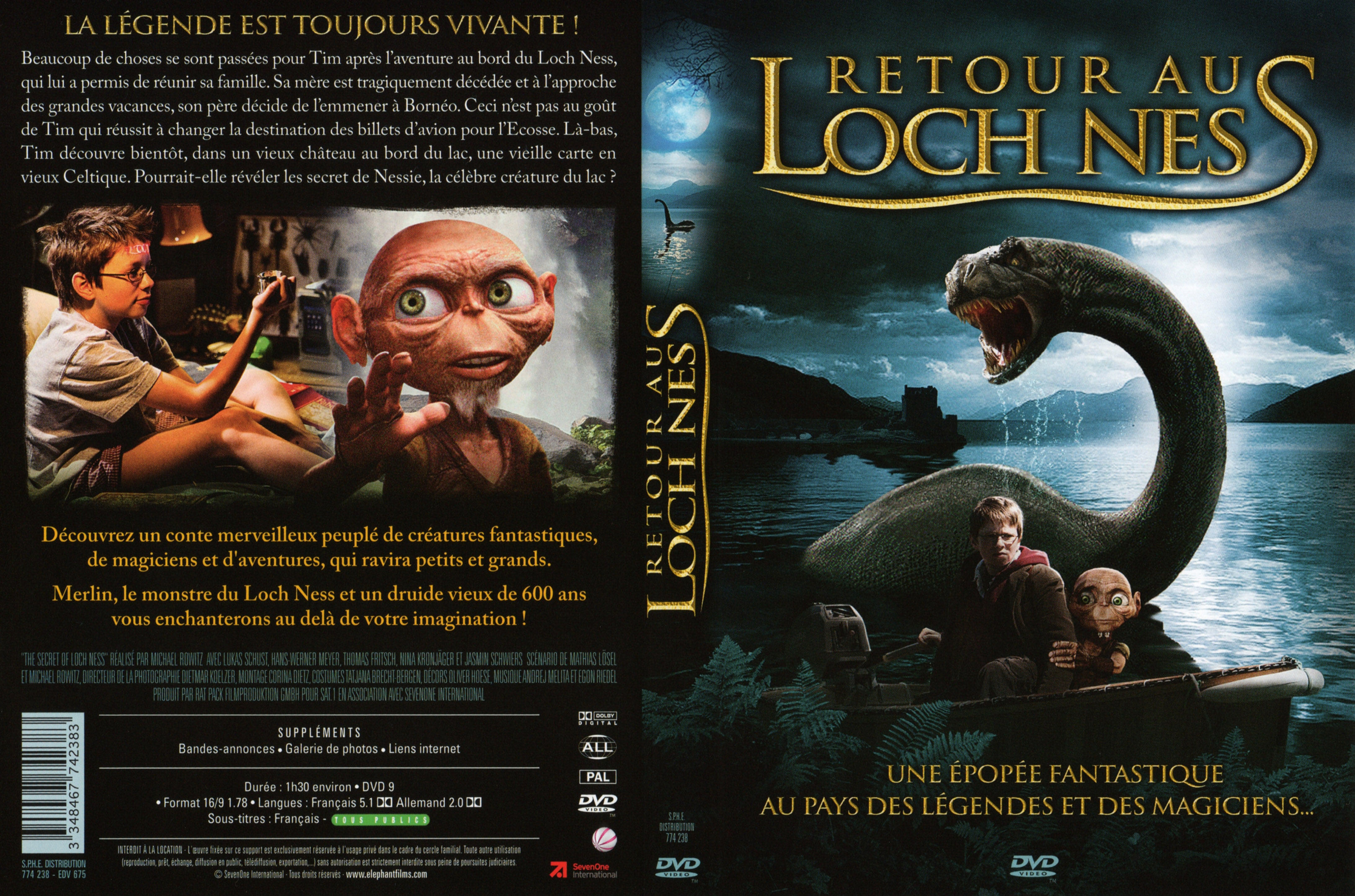 Jaquette DVD Retour au Loch Ness