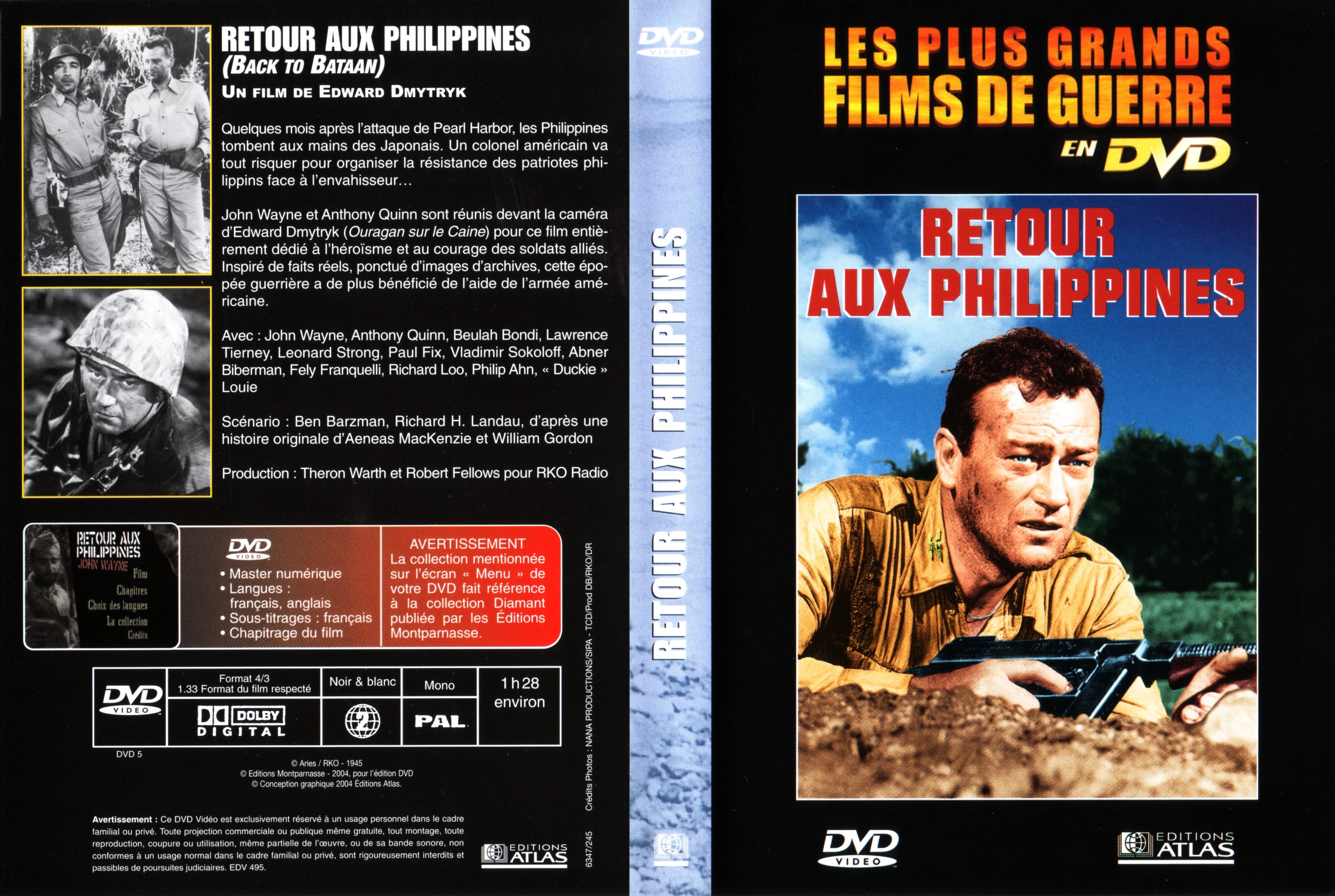 Jaquette DVD Retour aux Philippines