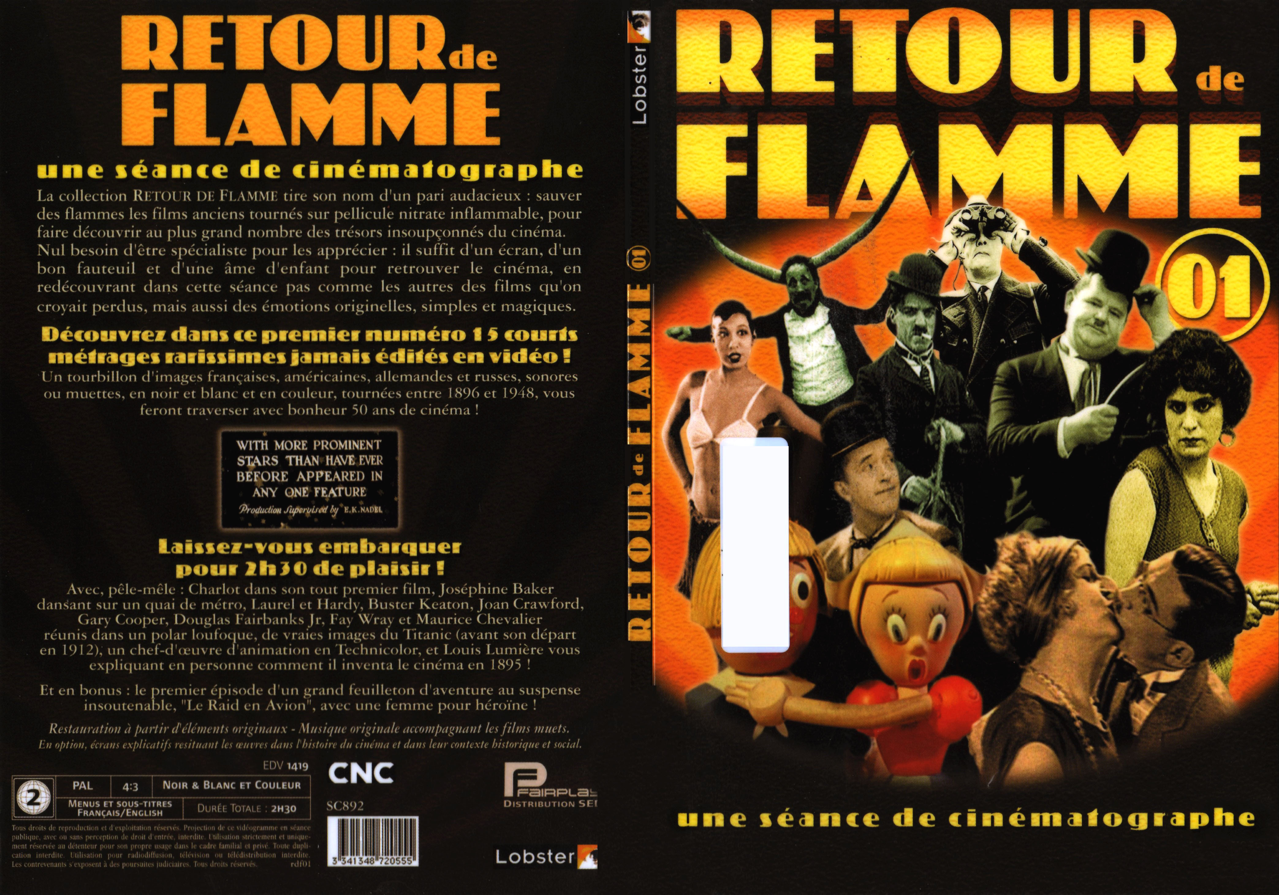 Jaquette DVD Retour de flamme 01 - SLIM