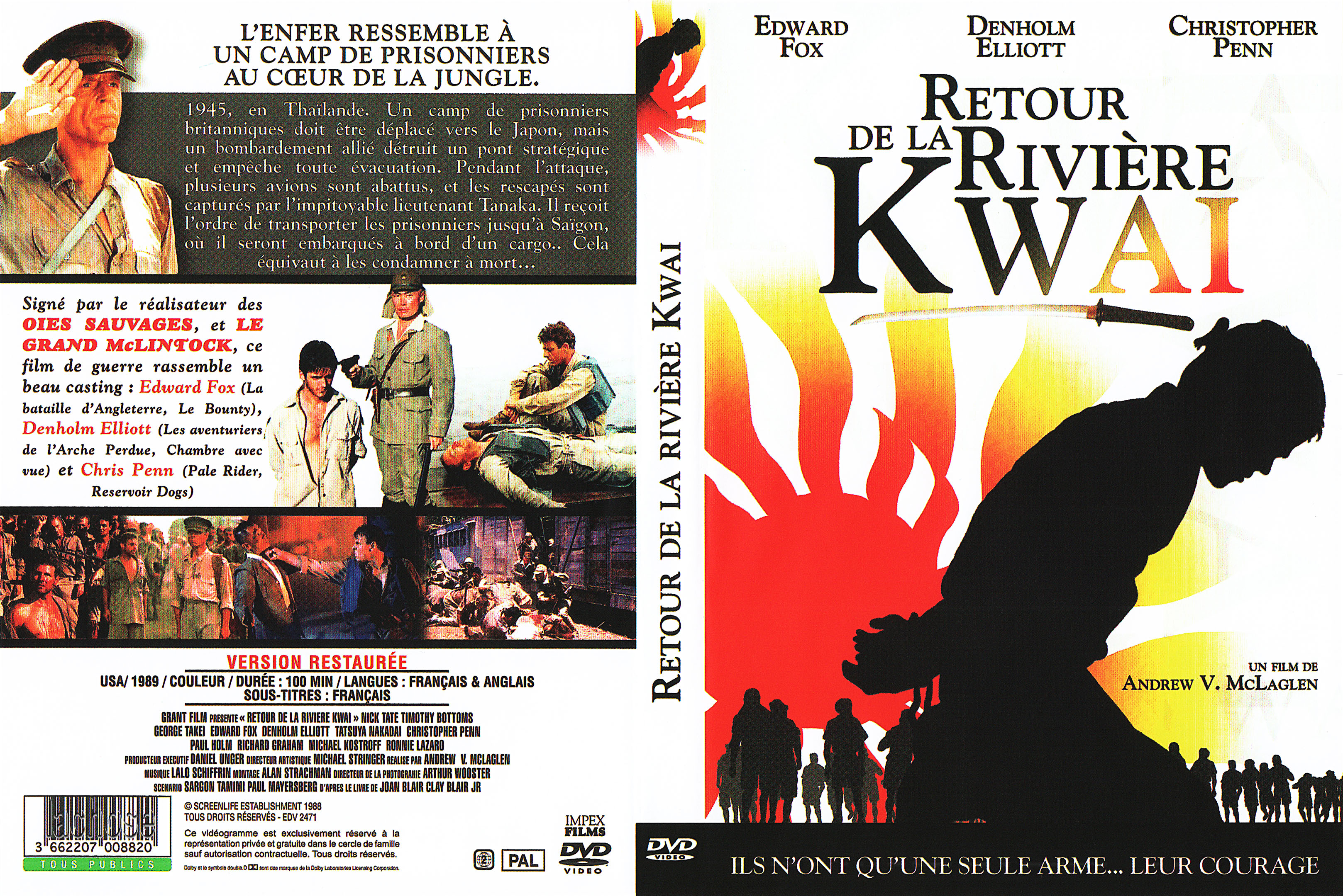 Jaquette DVD Retour de la rivire kwai