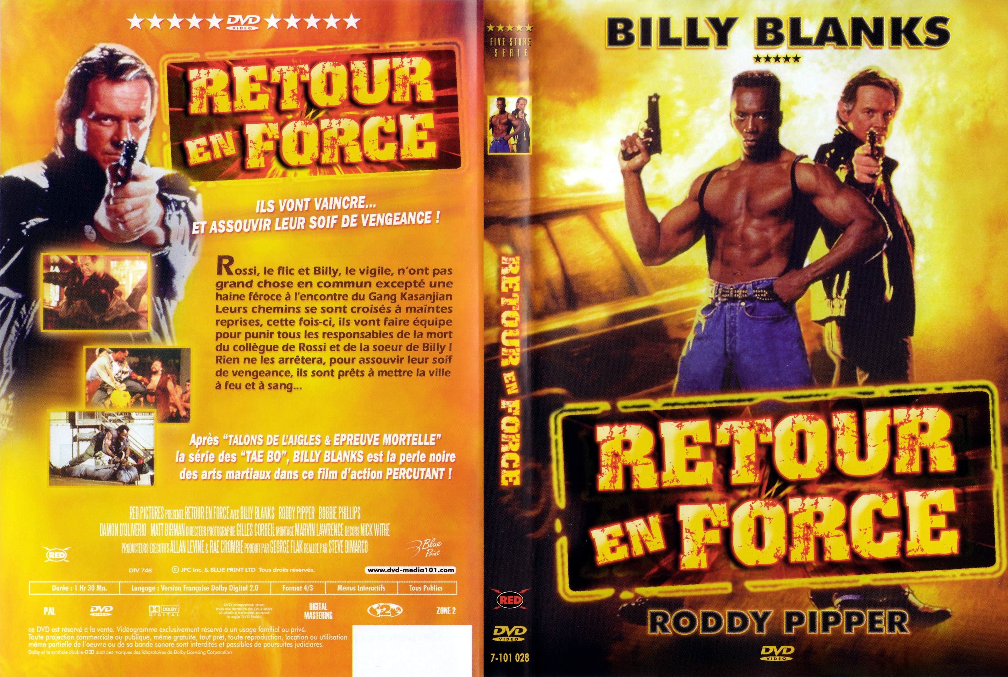 Jaquette DVD Retour en force (Billy Blanks)