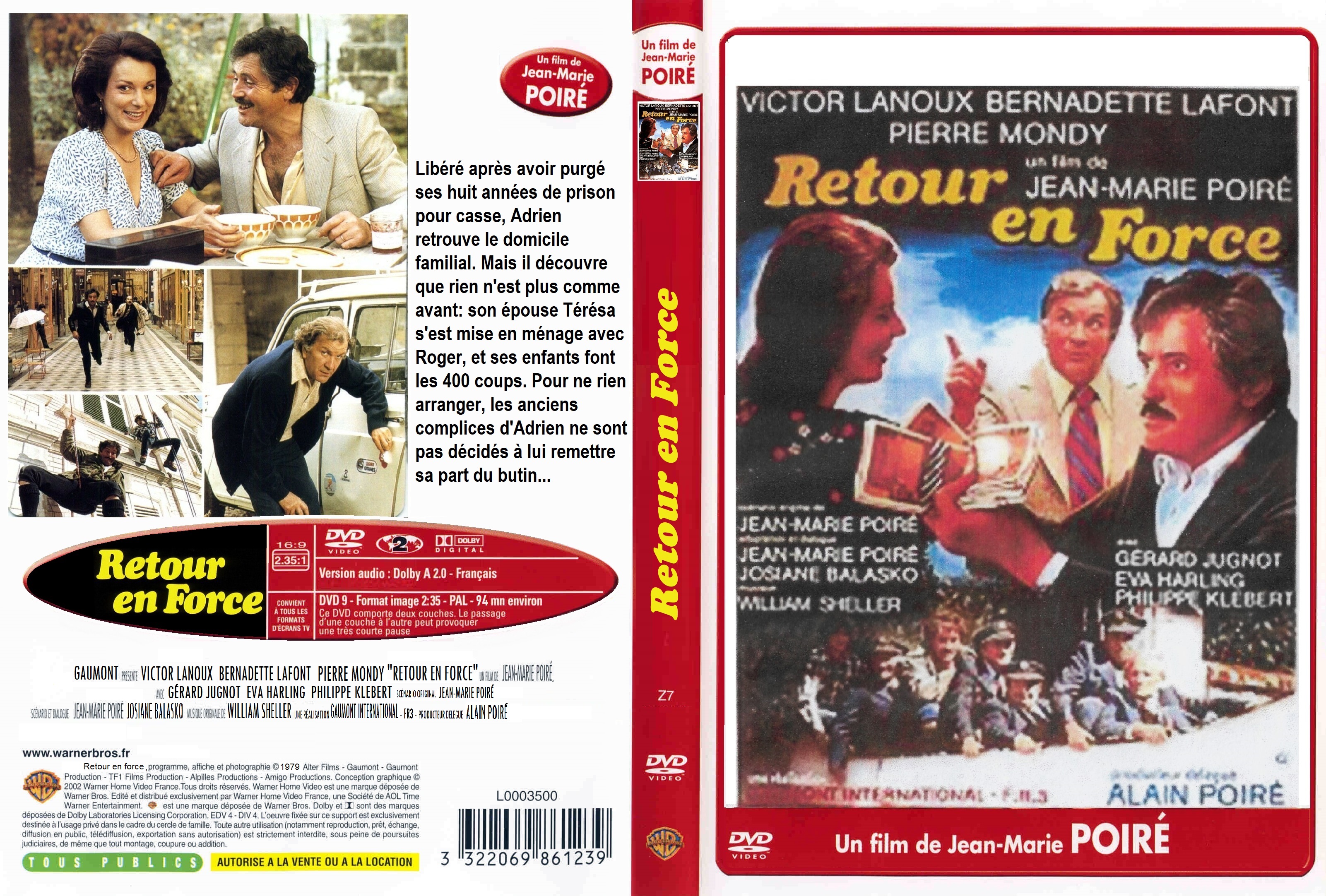 Jaquette DVD Retour en force v2 custom