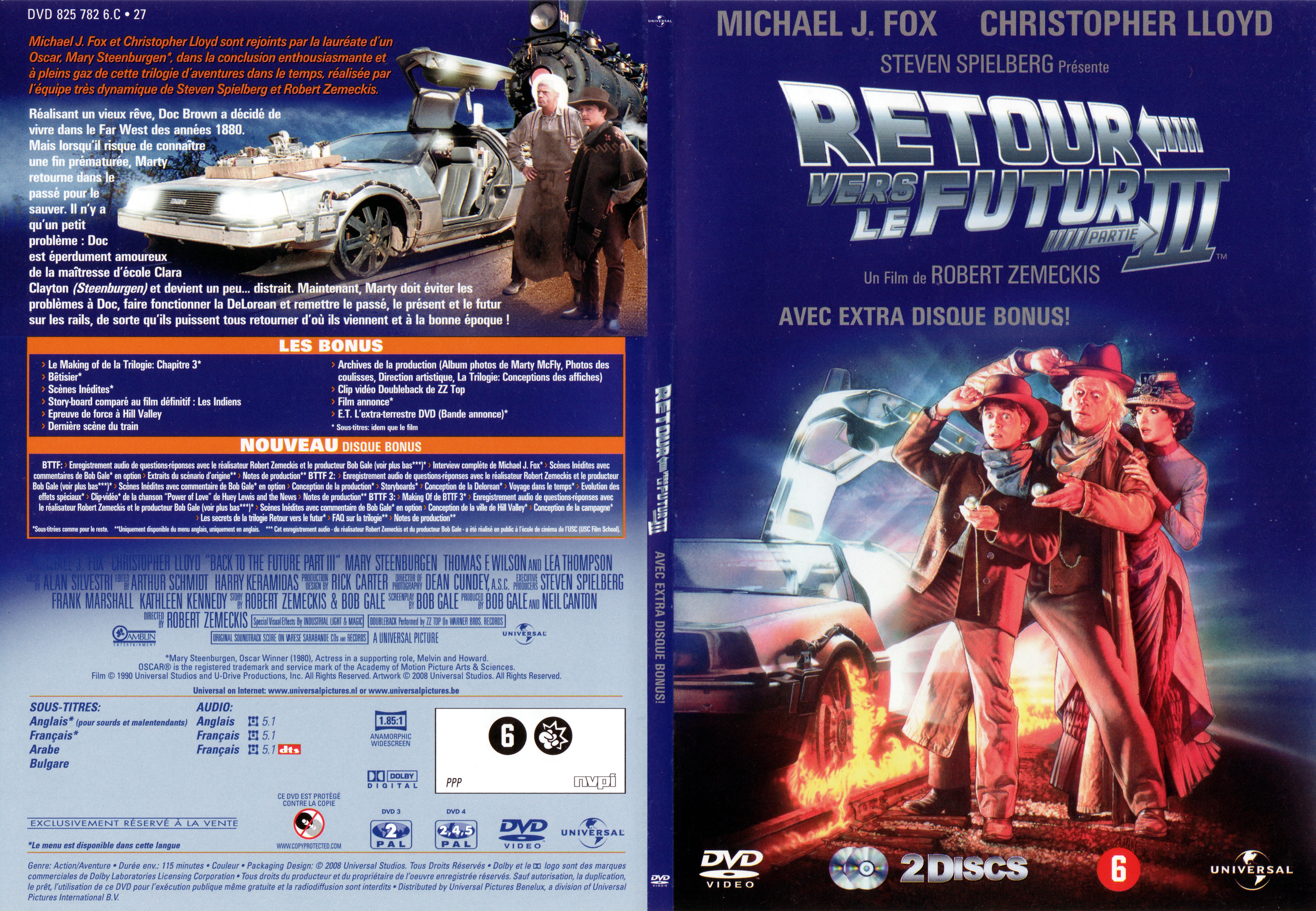 Jaquette DVD Retour vers le futur 3 v4