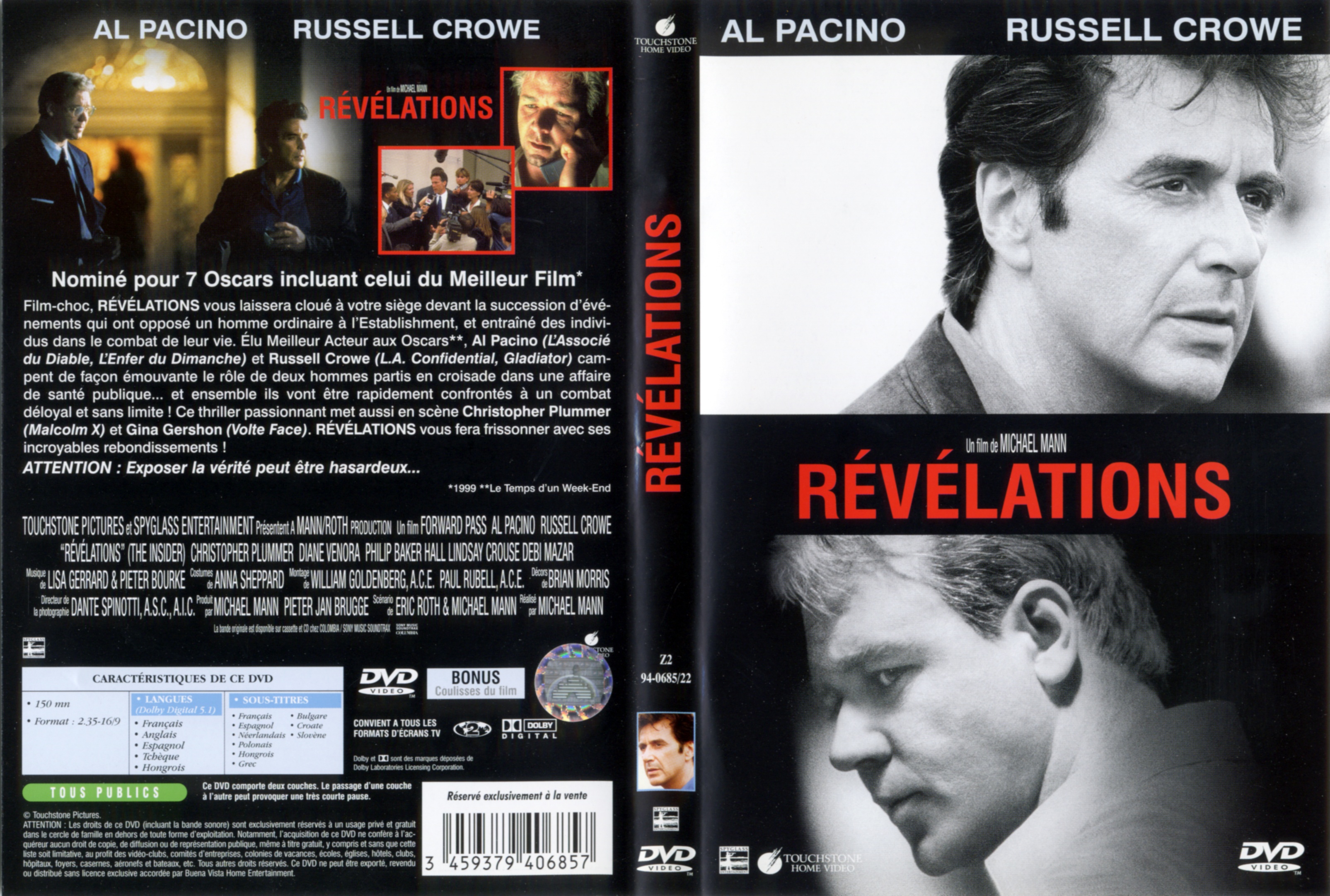 Jaquette DVD Revelations