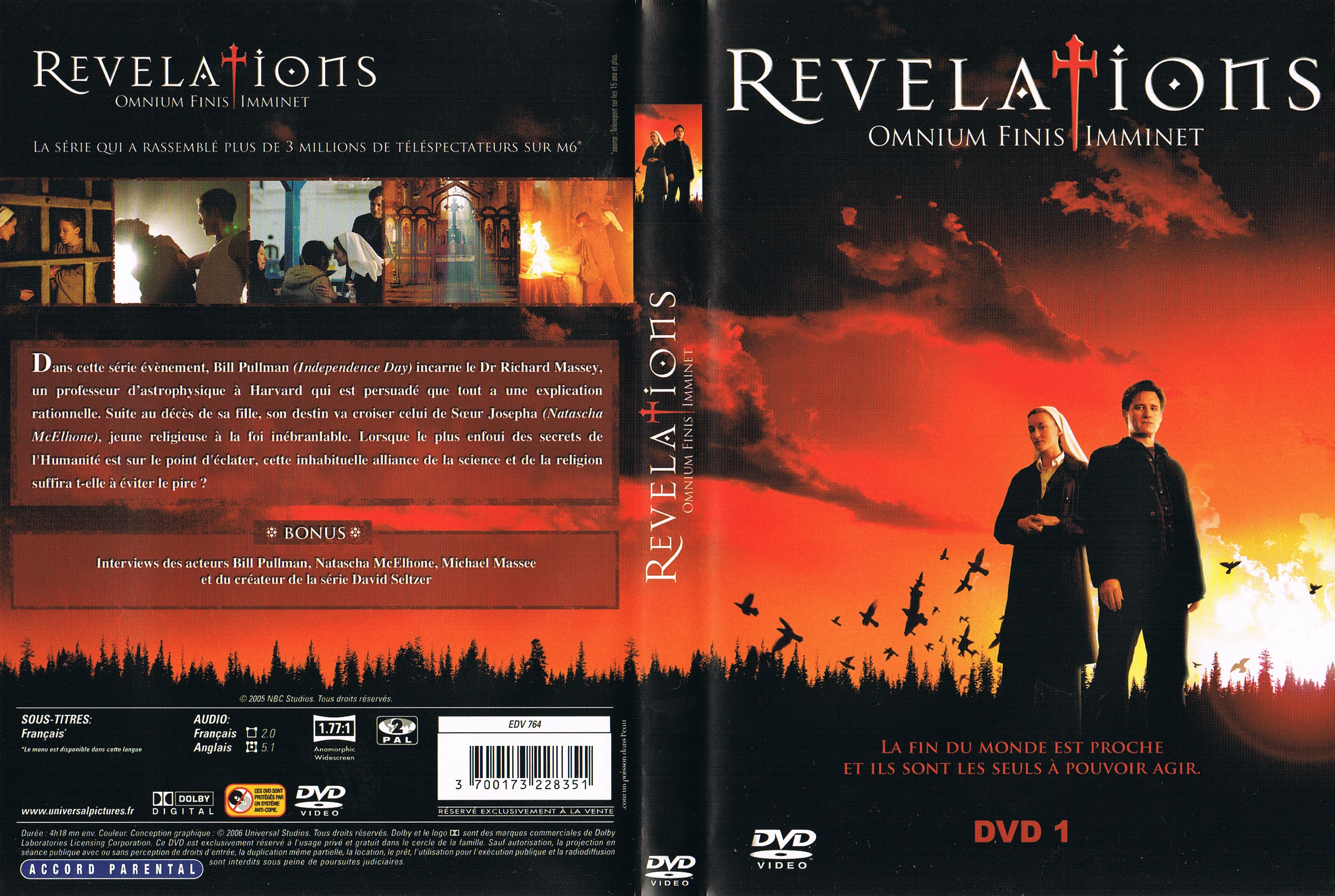 Jaquette DVD Revelations DVD 1 (Srie TV)