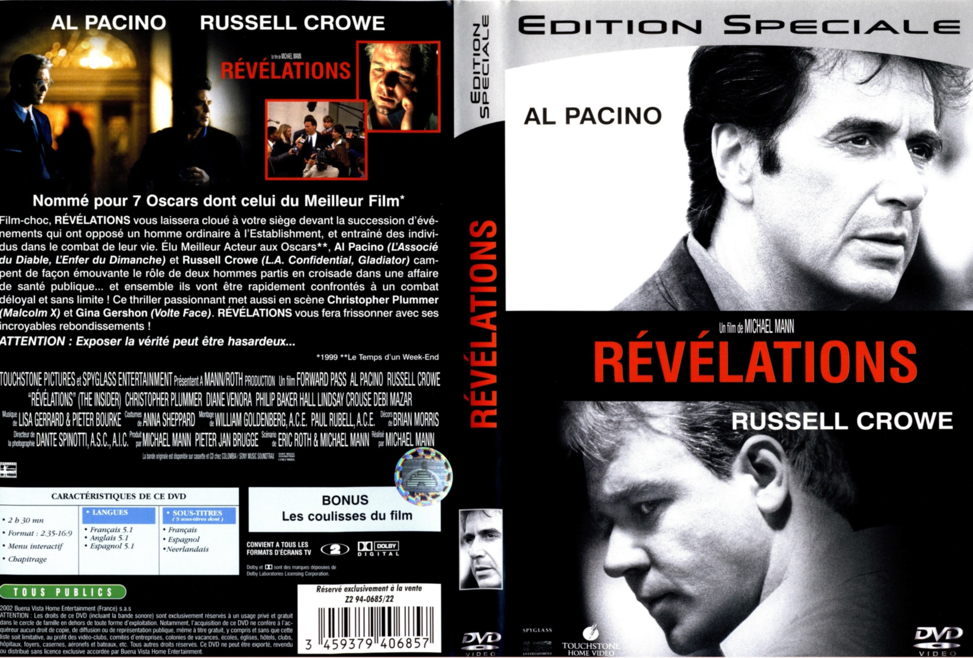 Jaquette DVD Revelations v2