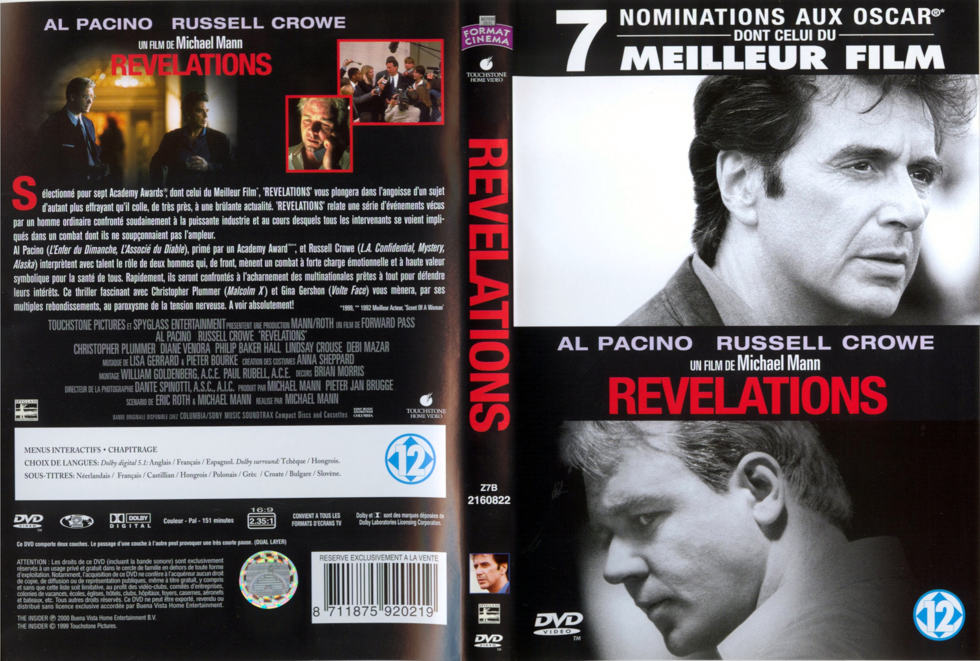 Jaquette DVD Revelations v3