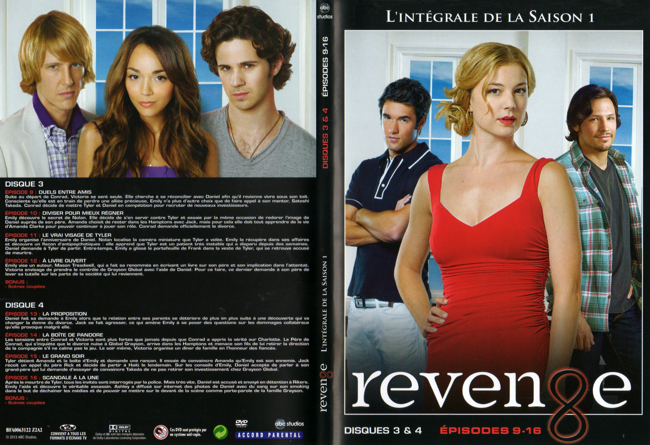 Jaquette DVD Revenge Saison 1 DVD 2