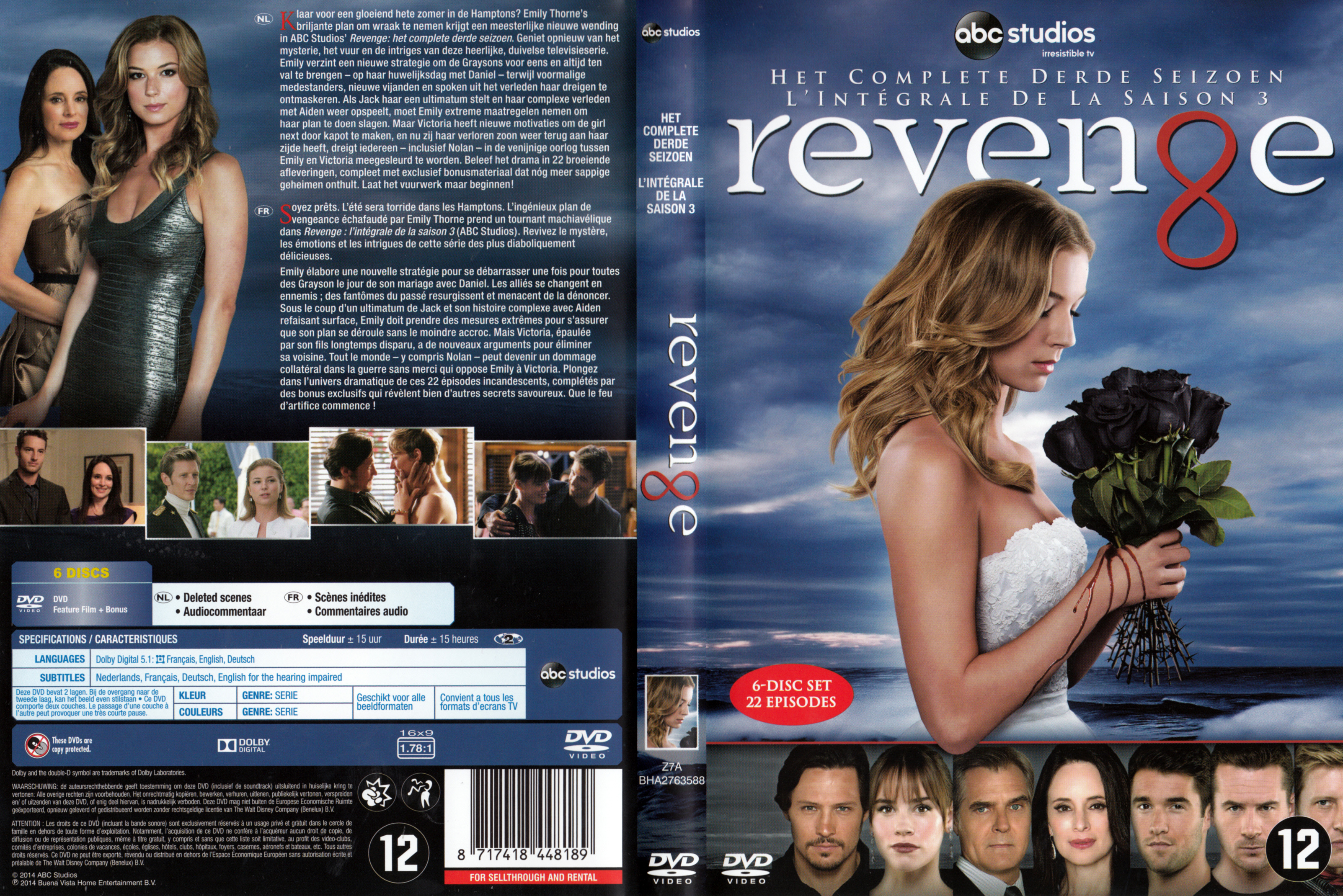 Jaquette DVD Revenge Saison 3