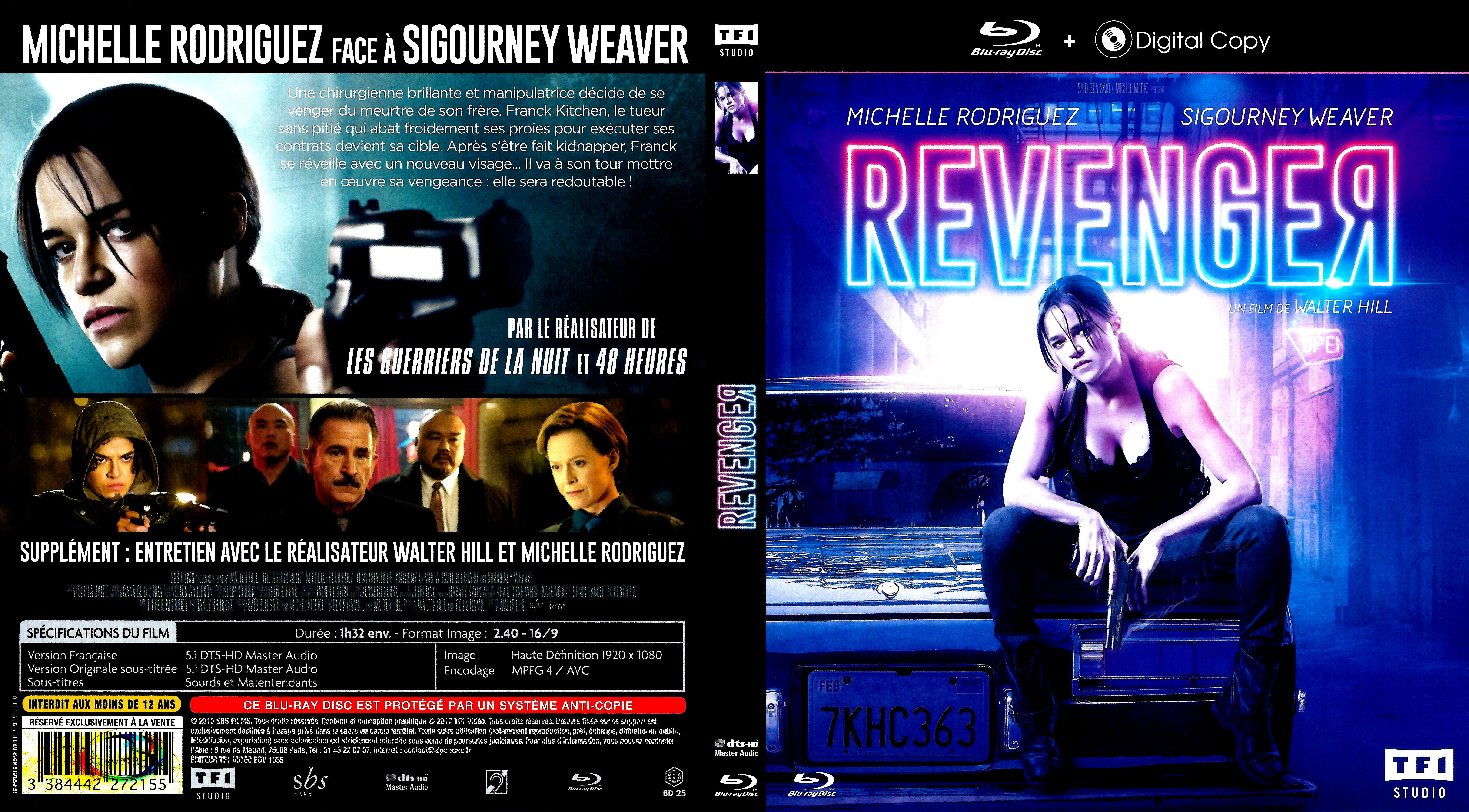 Jaquette DVD Revenger (BLU-RAY)