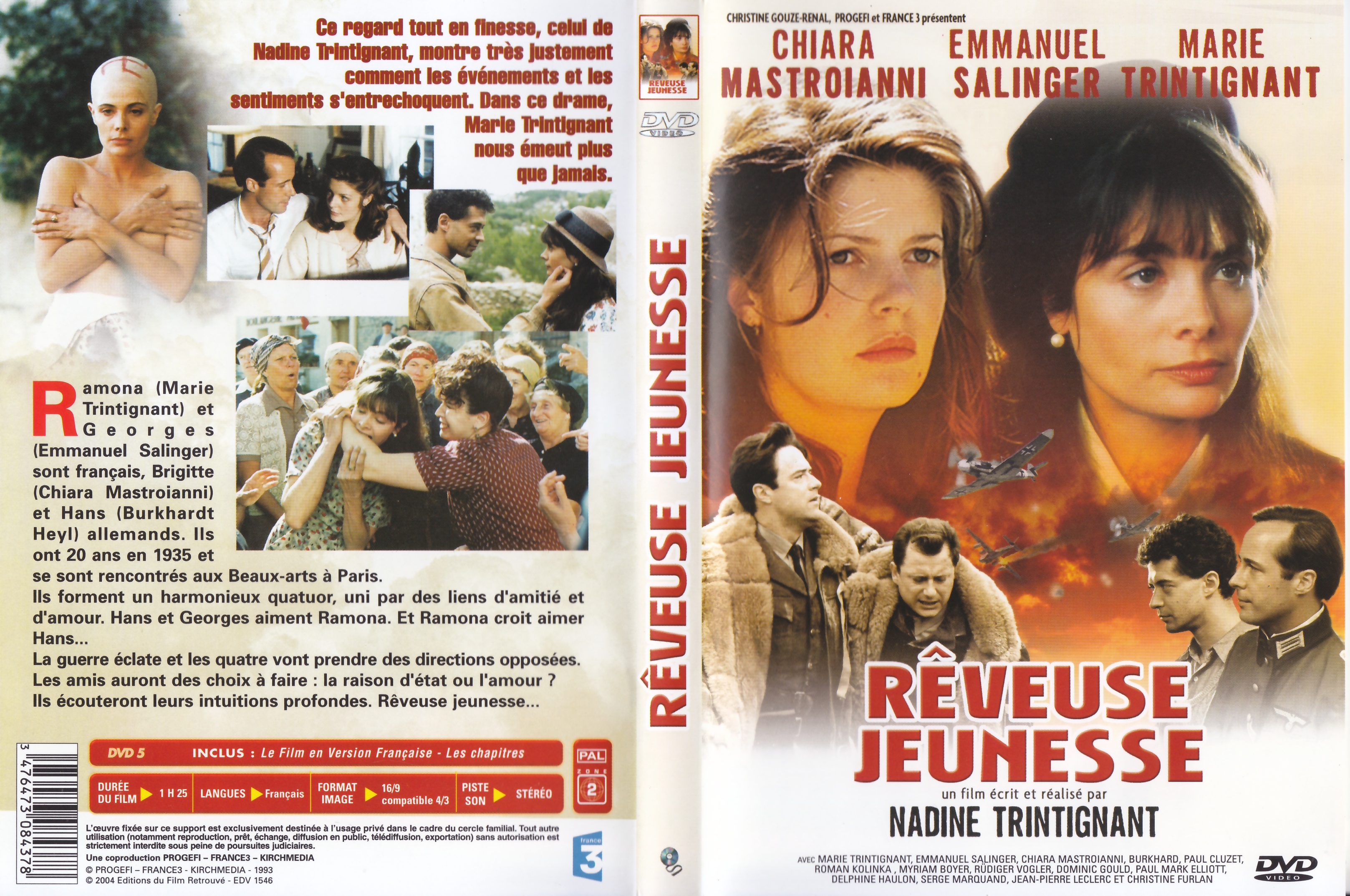 Jaquette DVD Rveuse jeunesse