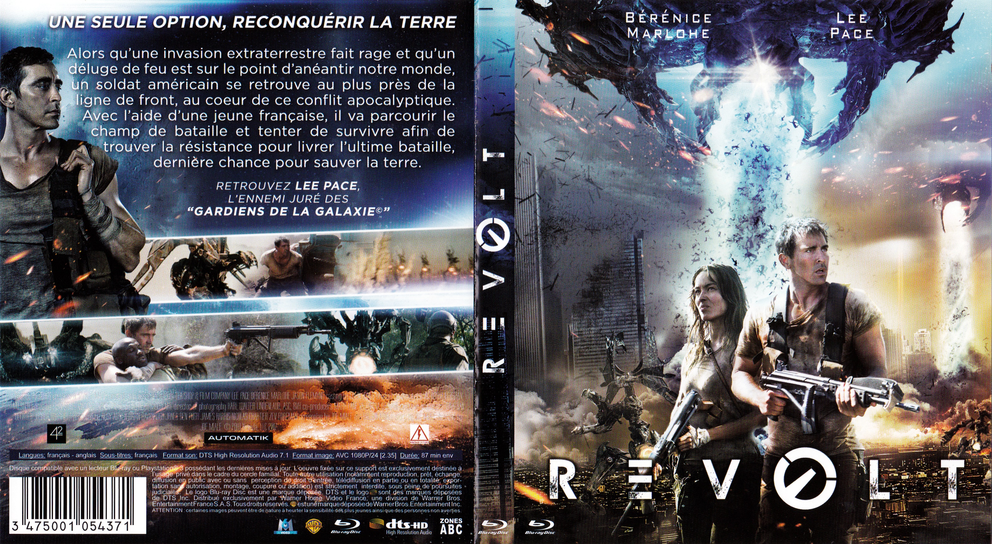 Jaquette DVD Revolt (BLU-RAY) v2