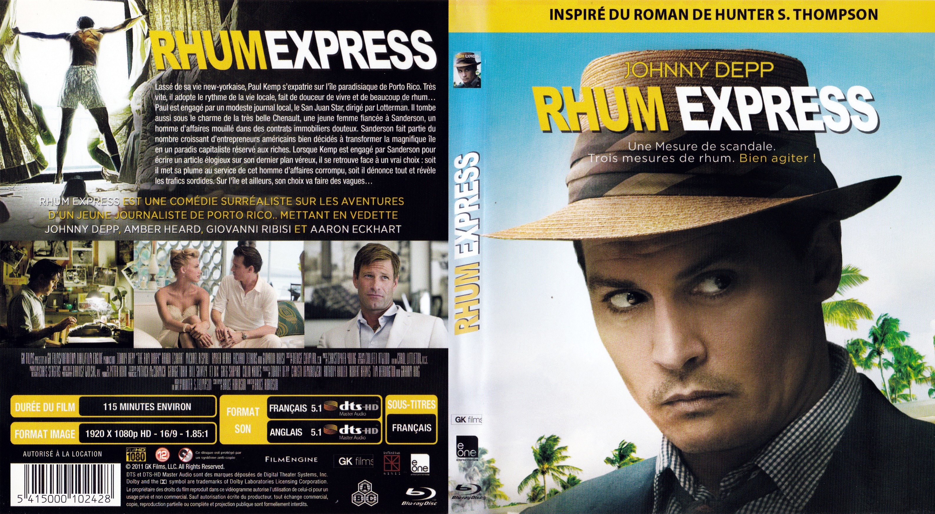 Jaquette DVD Rhum express (BLU-RAY)