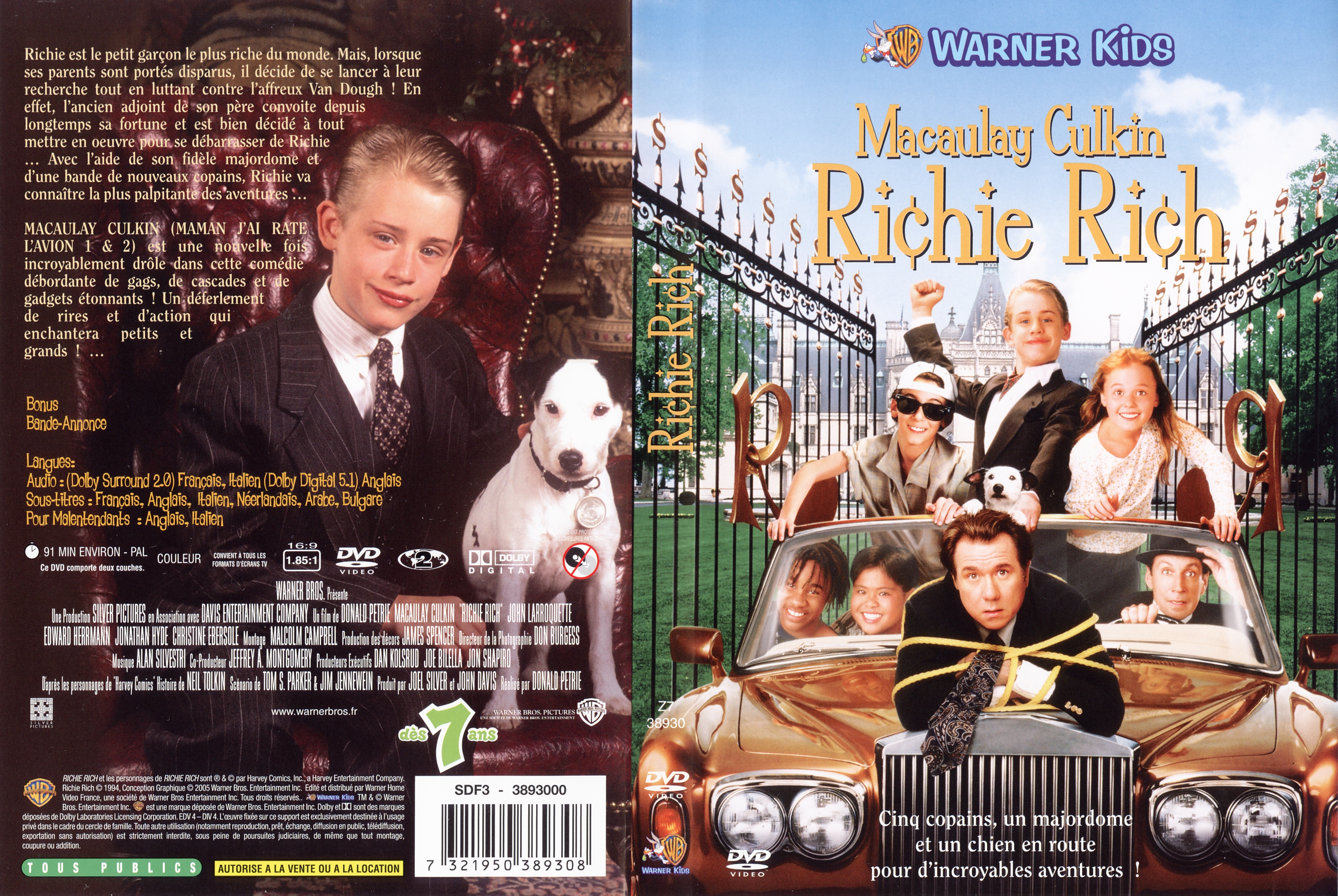 Jaquette DVD Richie Rich