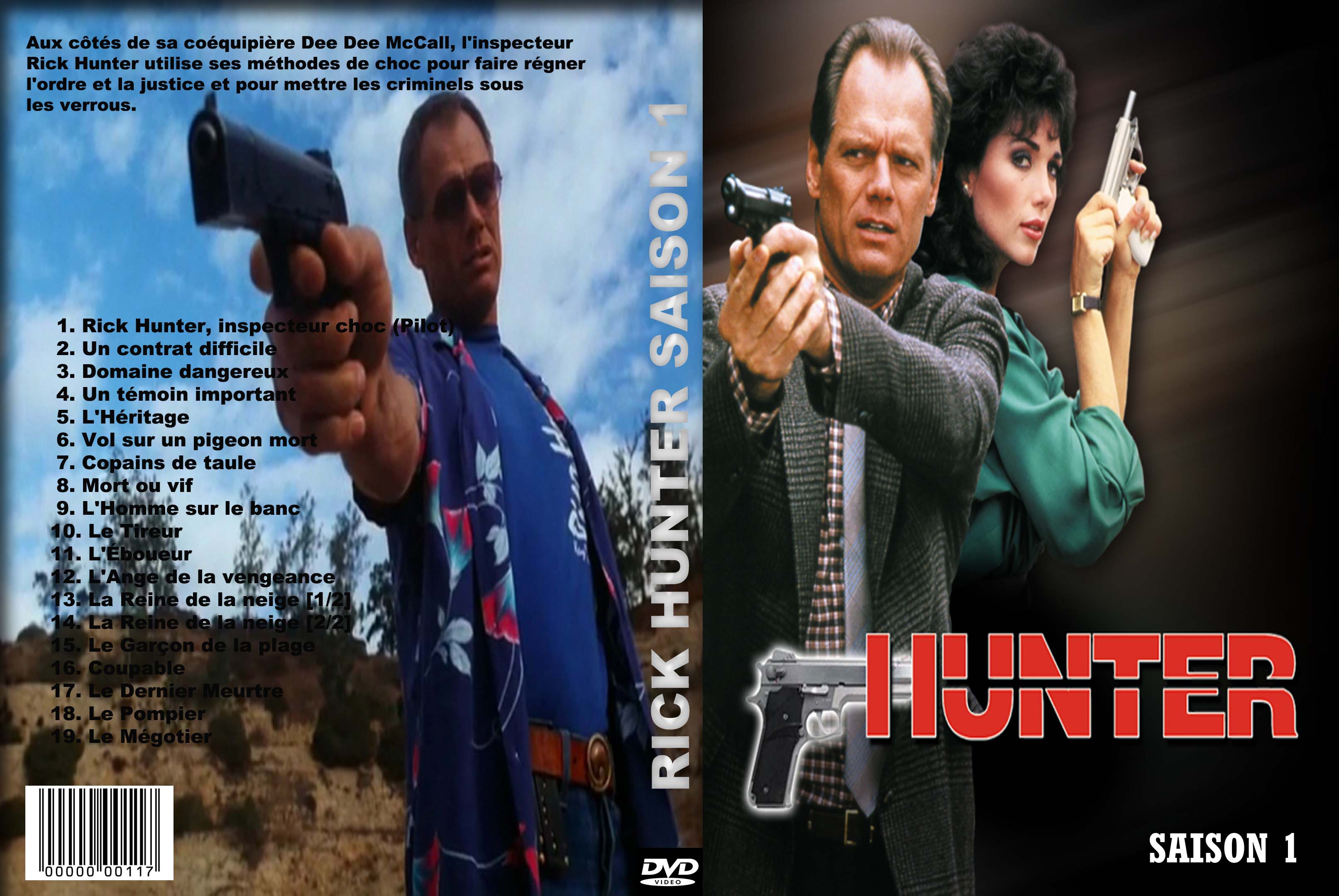 Jaquette DVD Rick Hunter Saison 1 custom