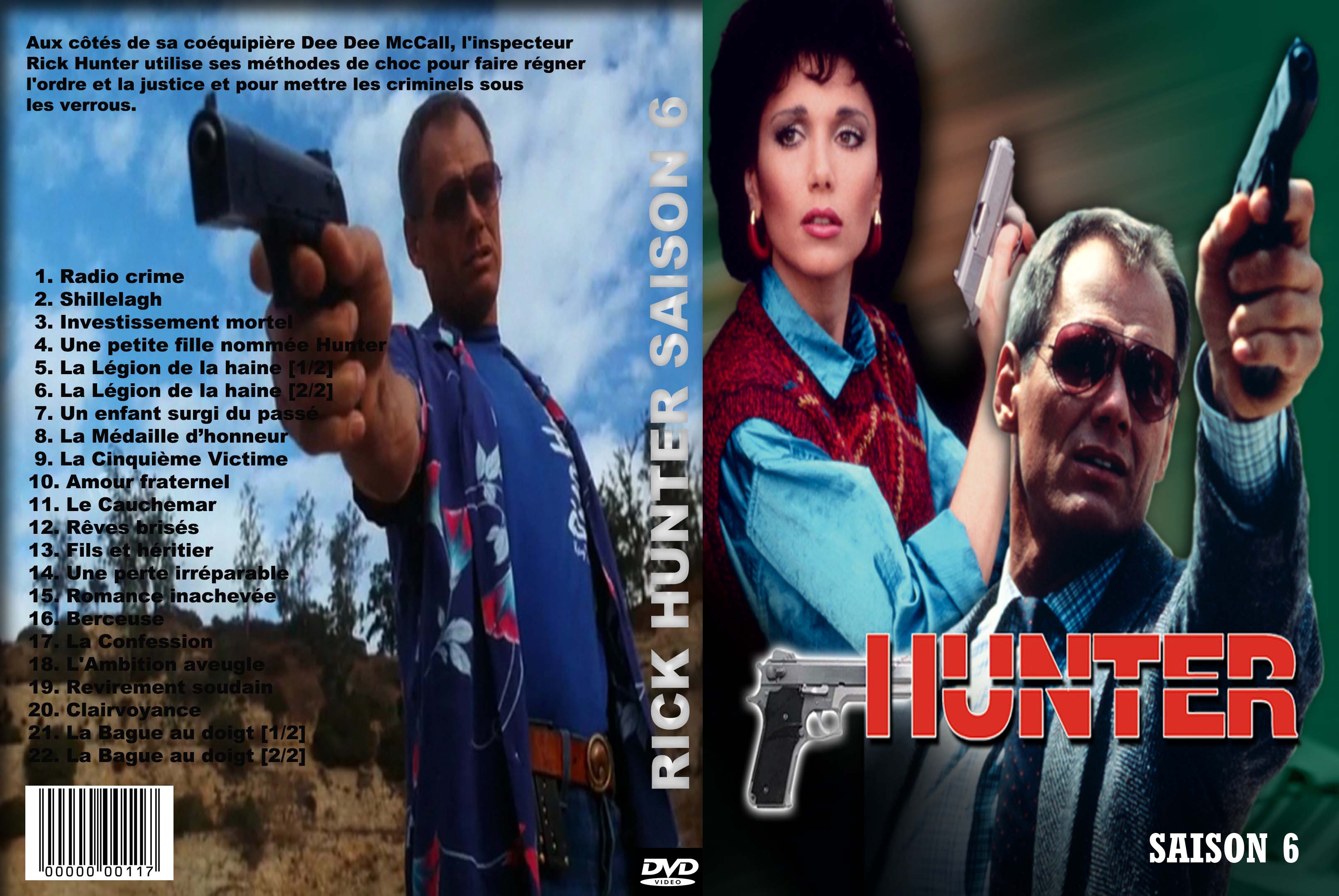 Jaquette DVD Rick Hunter Saison 6 custom