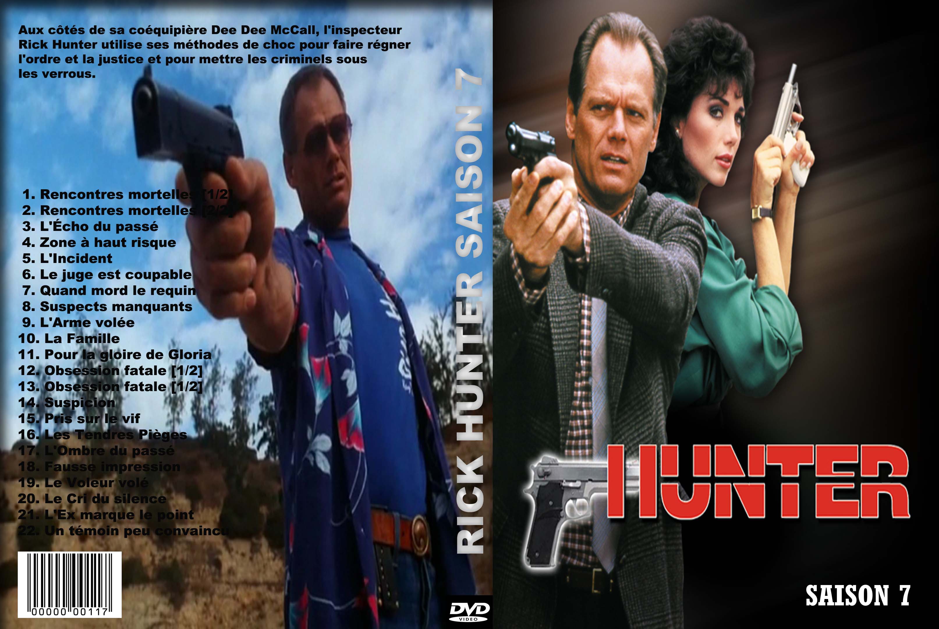Jaquette DVD Rick Hunter Saison 7 custom