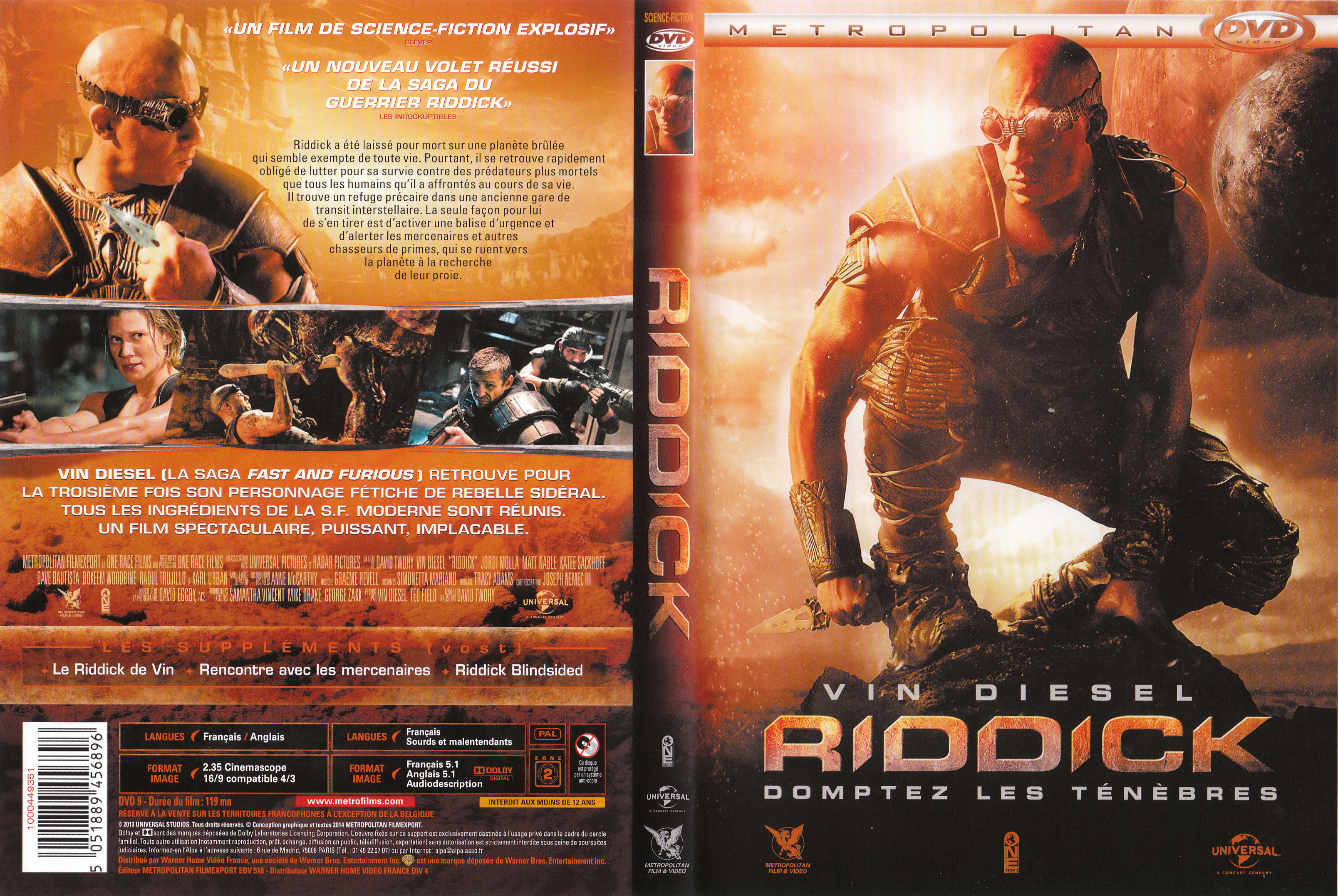 Jaquette DVD Riddick