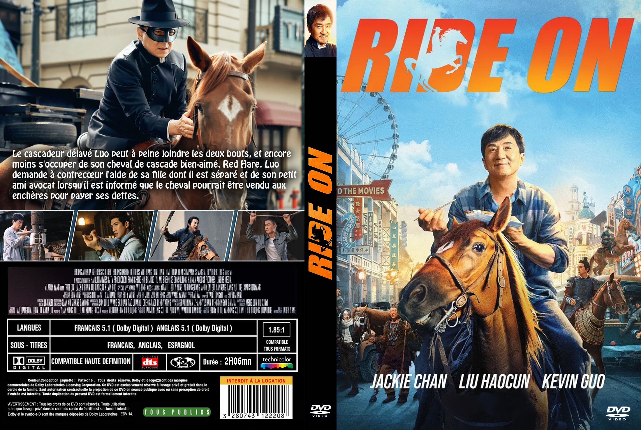 Jaquette DVD Ride on custom