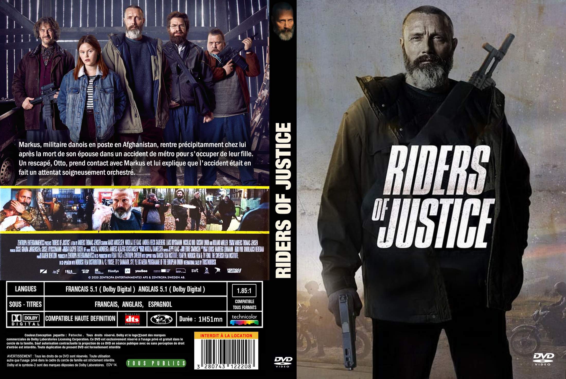 Jaquette DVD Riders of Justice custom