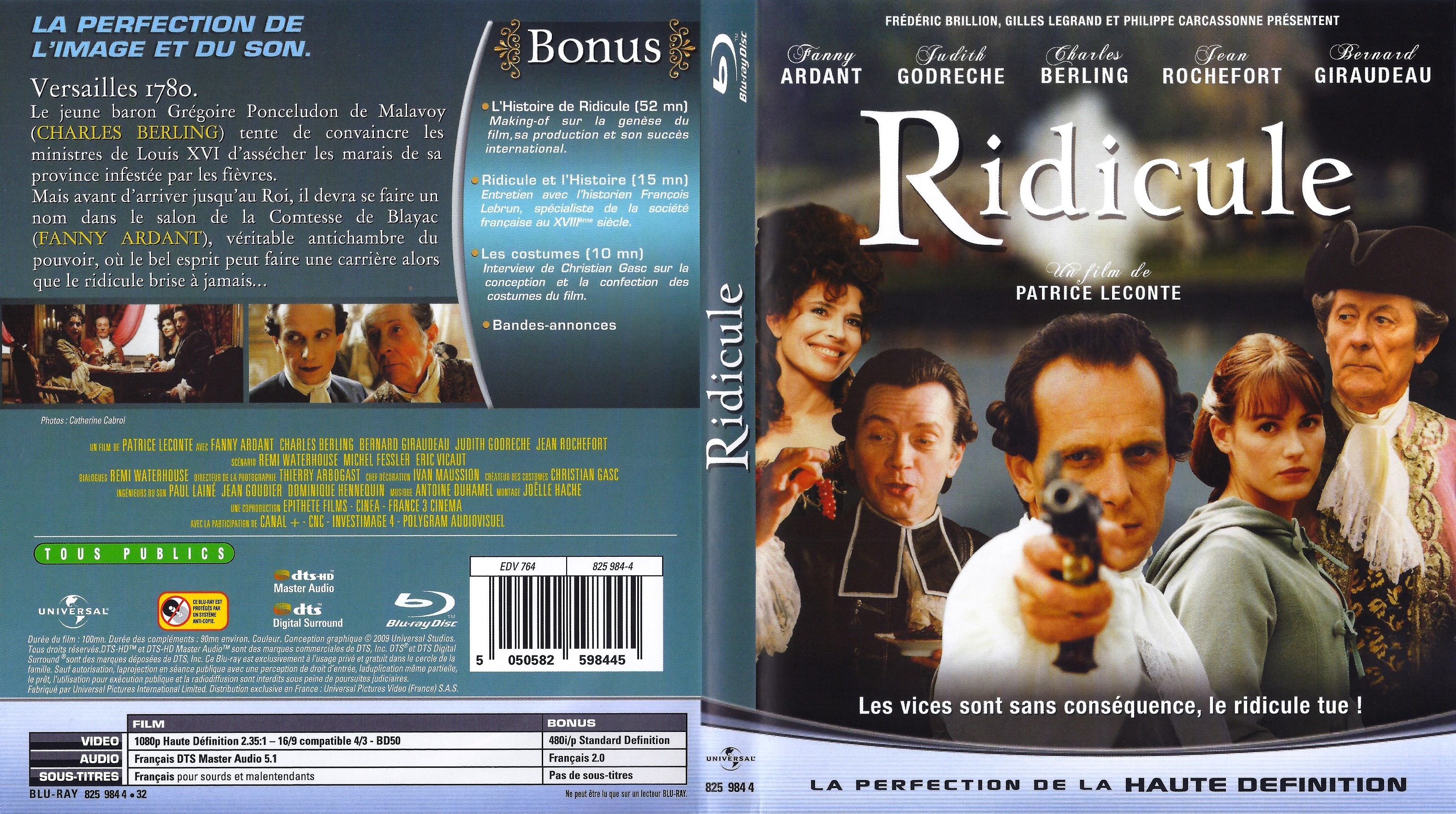 Jaquette DVD Ridicule (BLU-RAY)