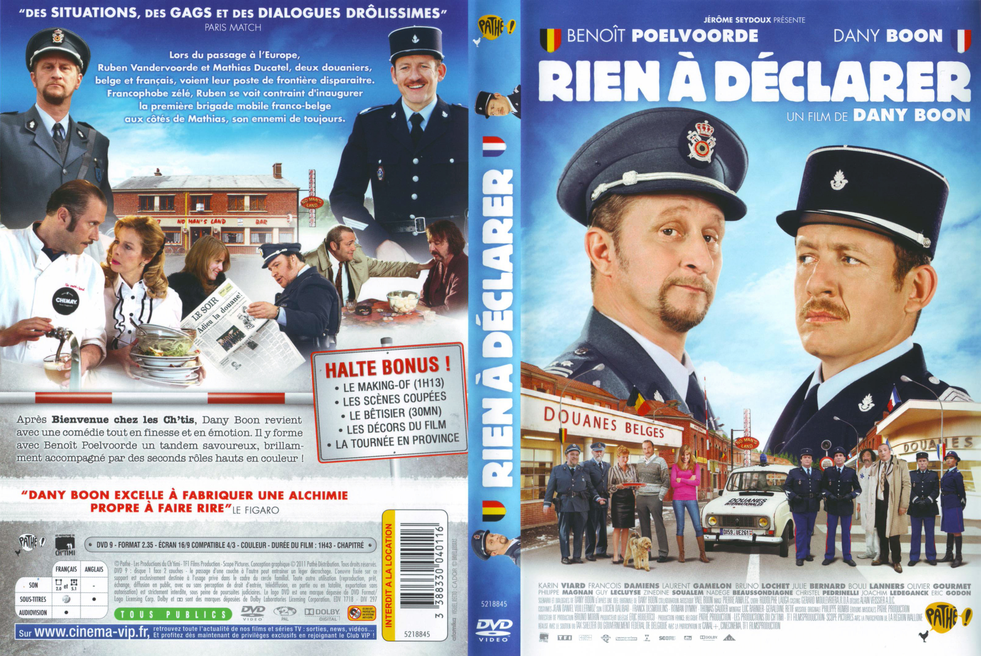 Jaquette DVD Rien  dclarer