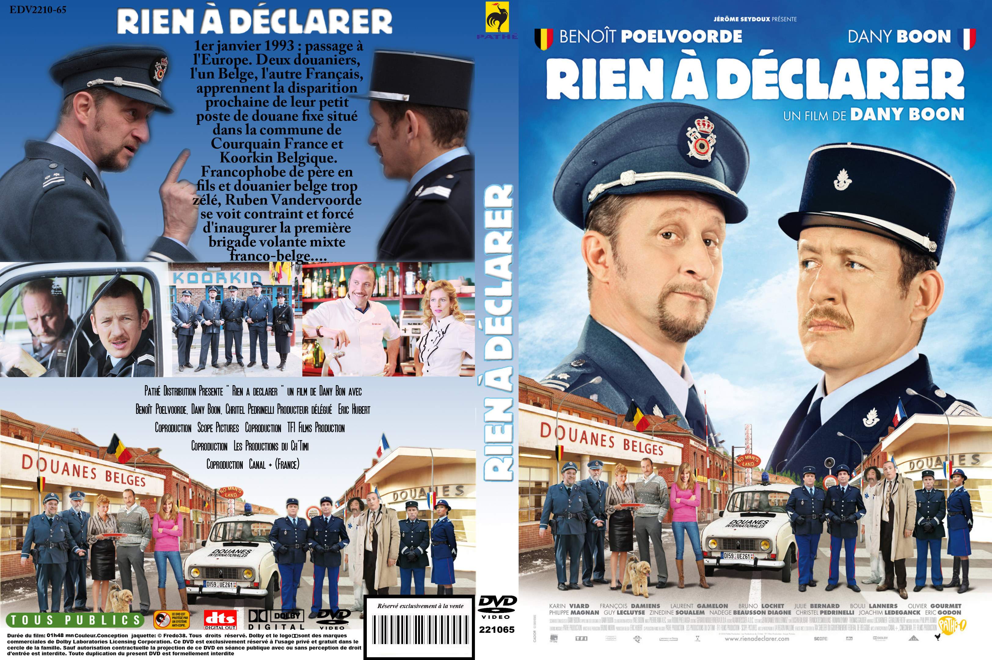 Jaquette DVD Rien  dclarer custom