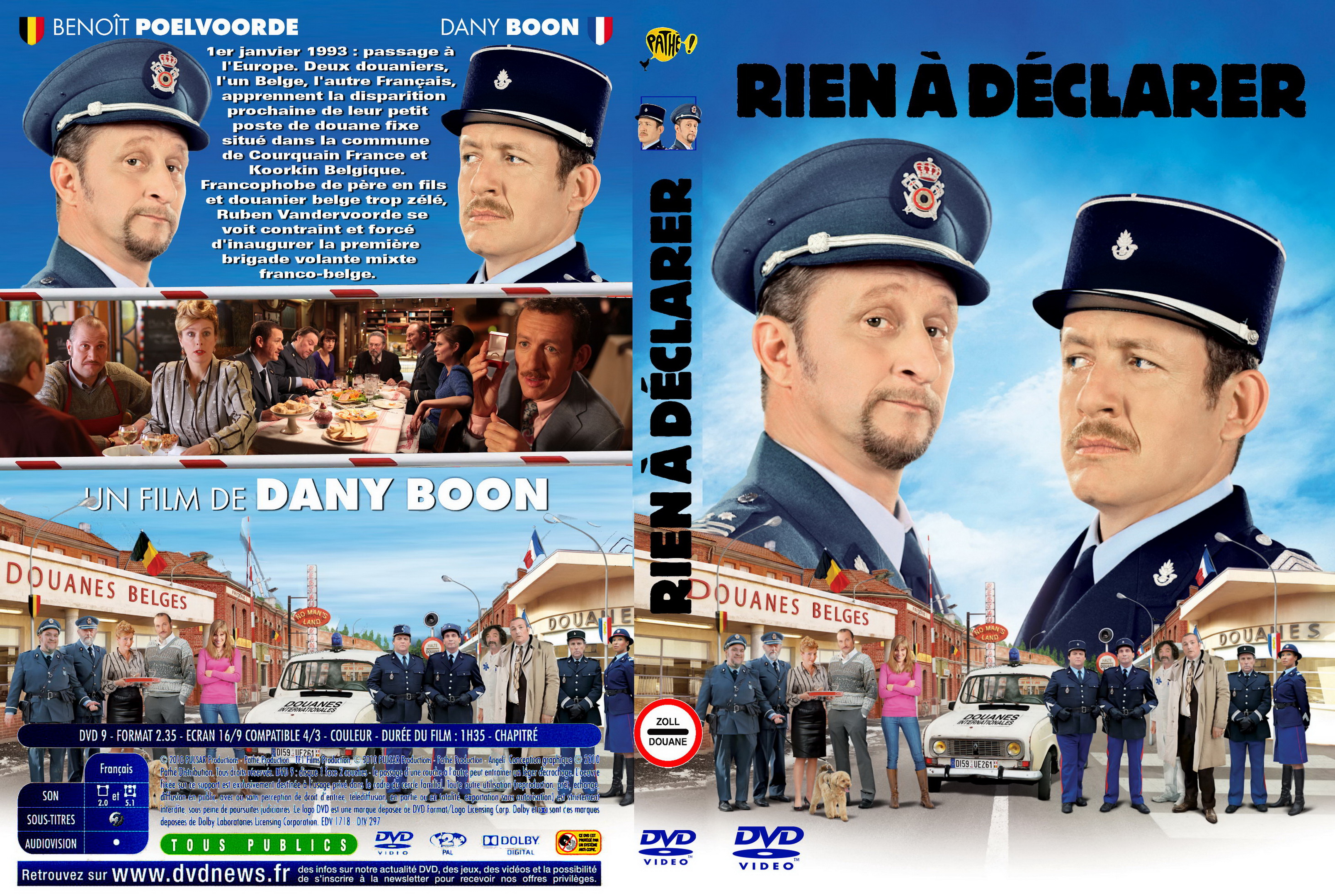 Jaquette DVD Rien  dclarer custom v2