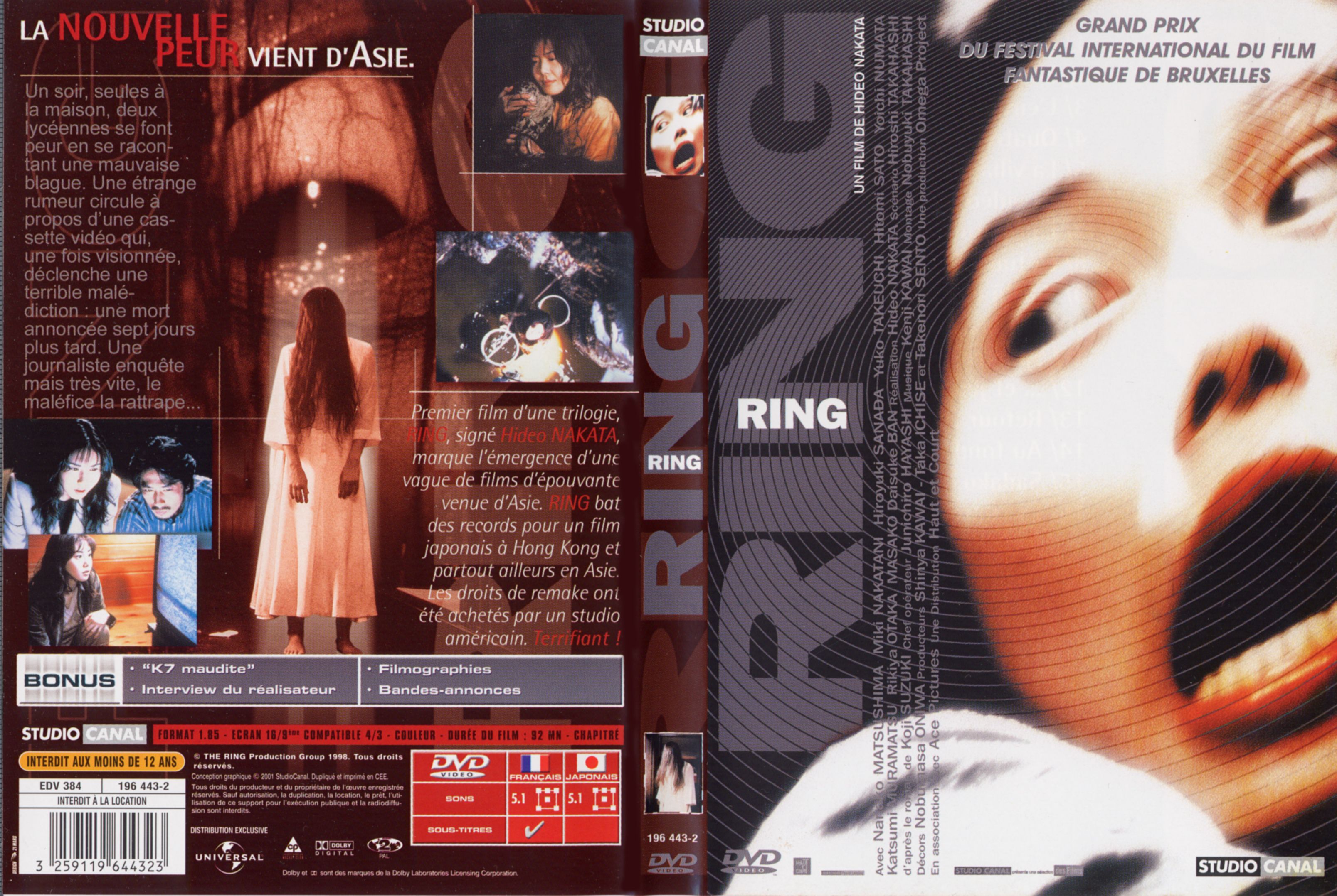 Jaquette DVD Ring