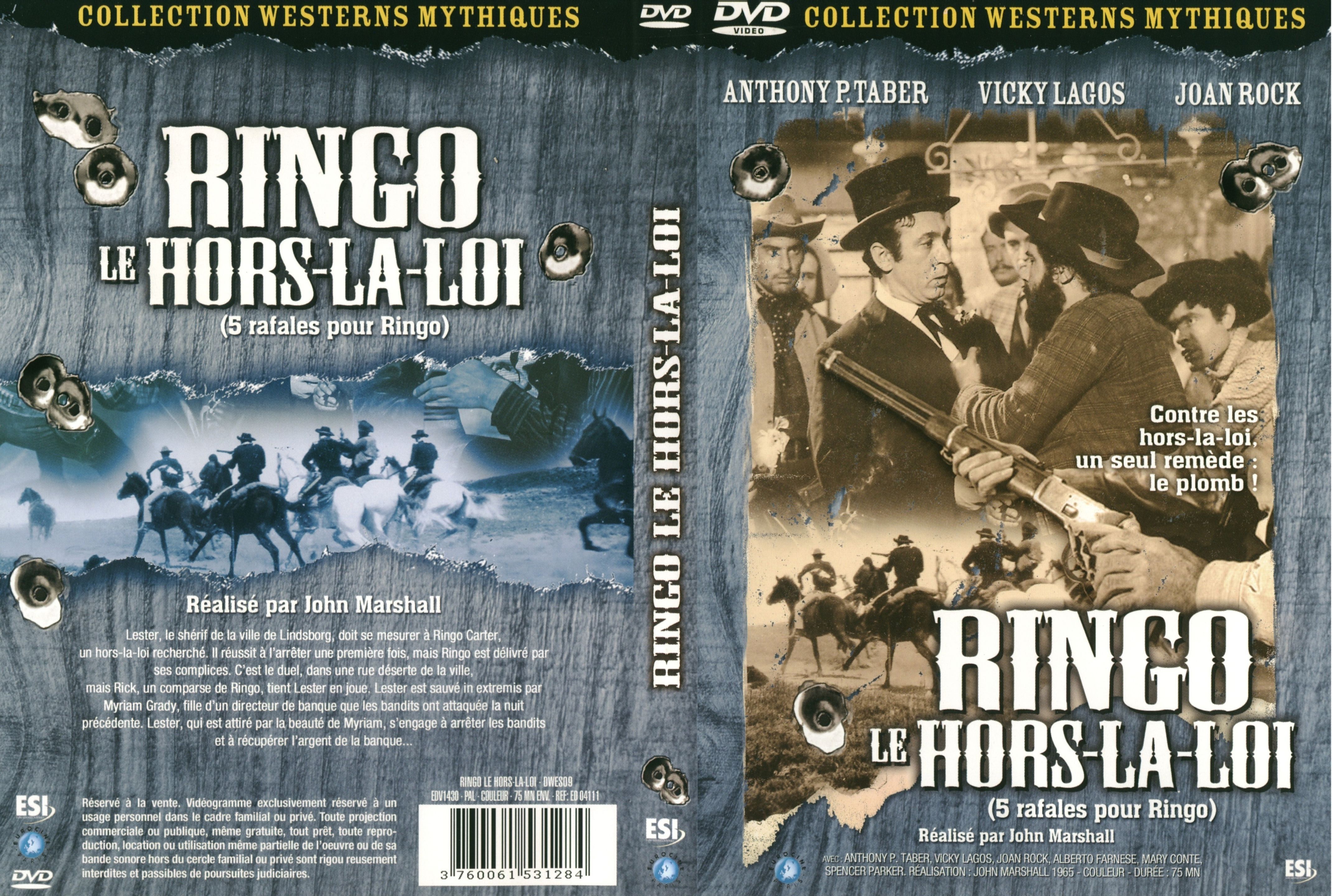 Jaquette DVD Ringo le hors-la-loi