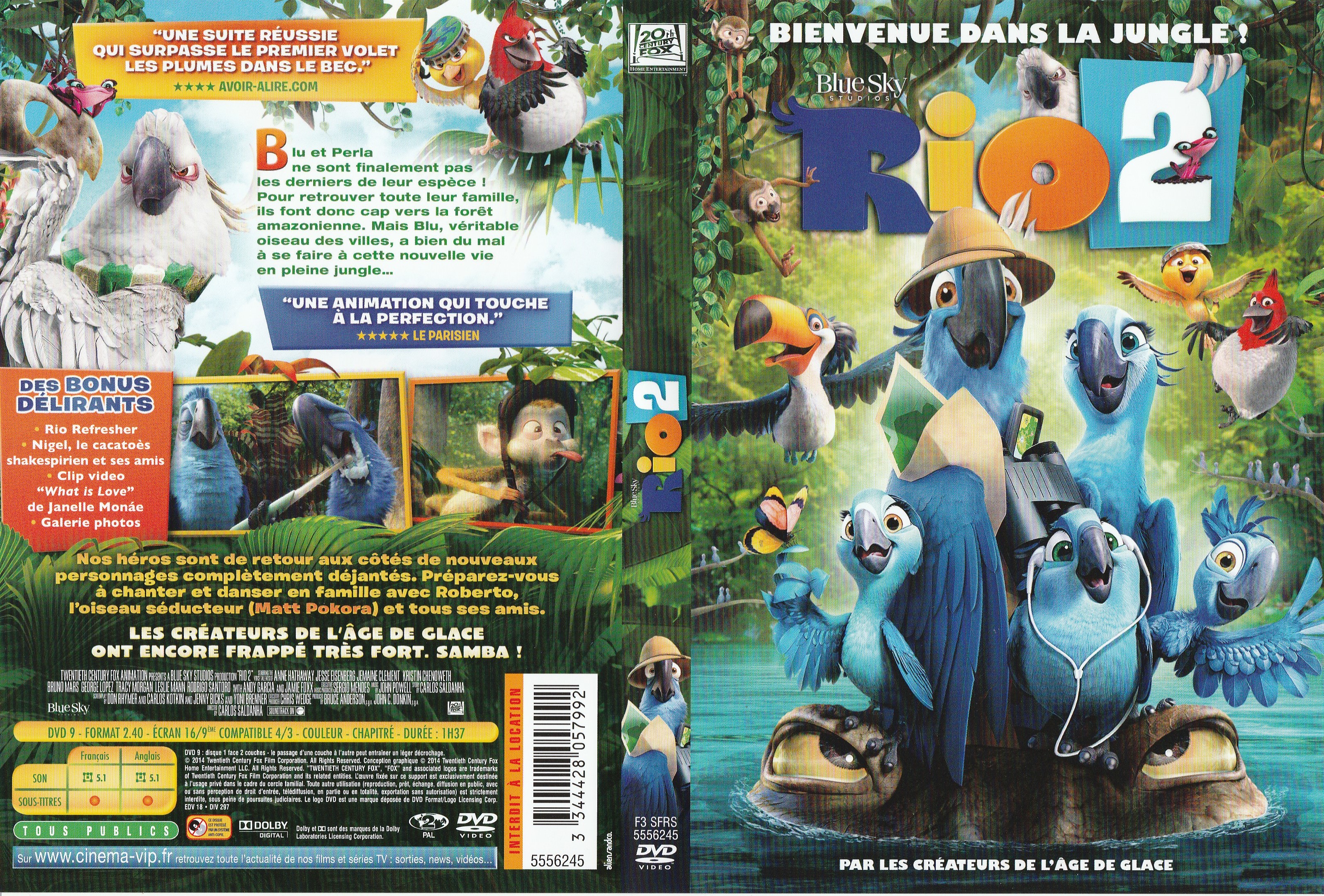 Jaquette DVD Rio 2