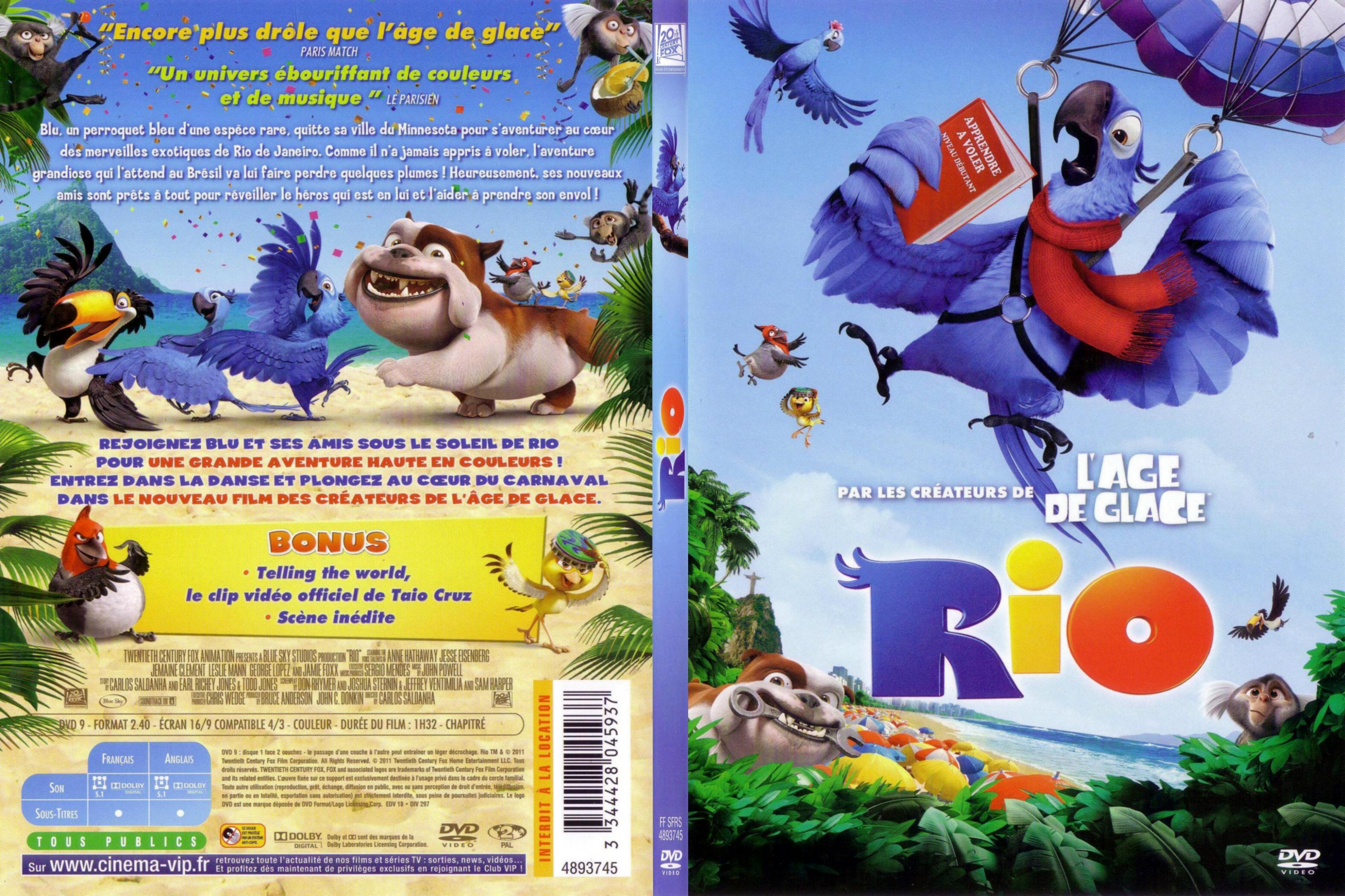 Jaquette DVD Rio - SLIM